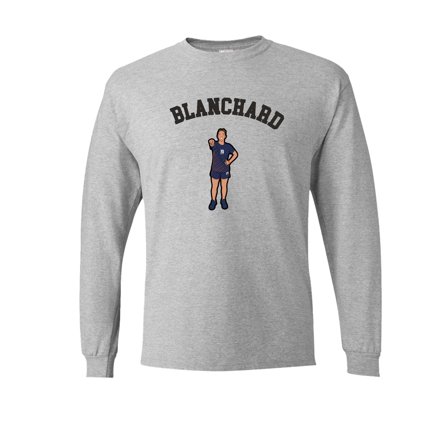 Long Sleeve Tee — Shirsey Arch in Grey