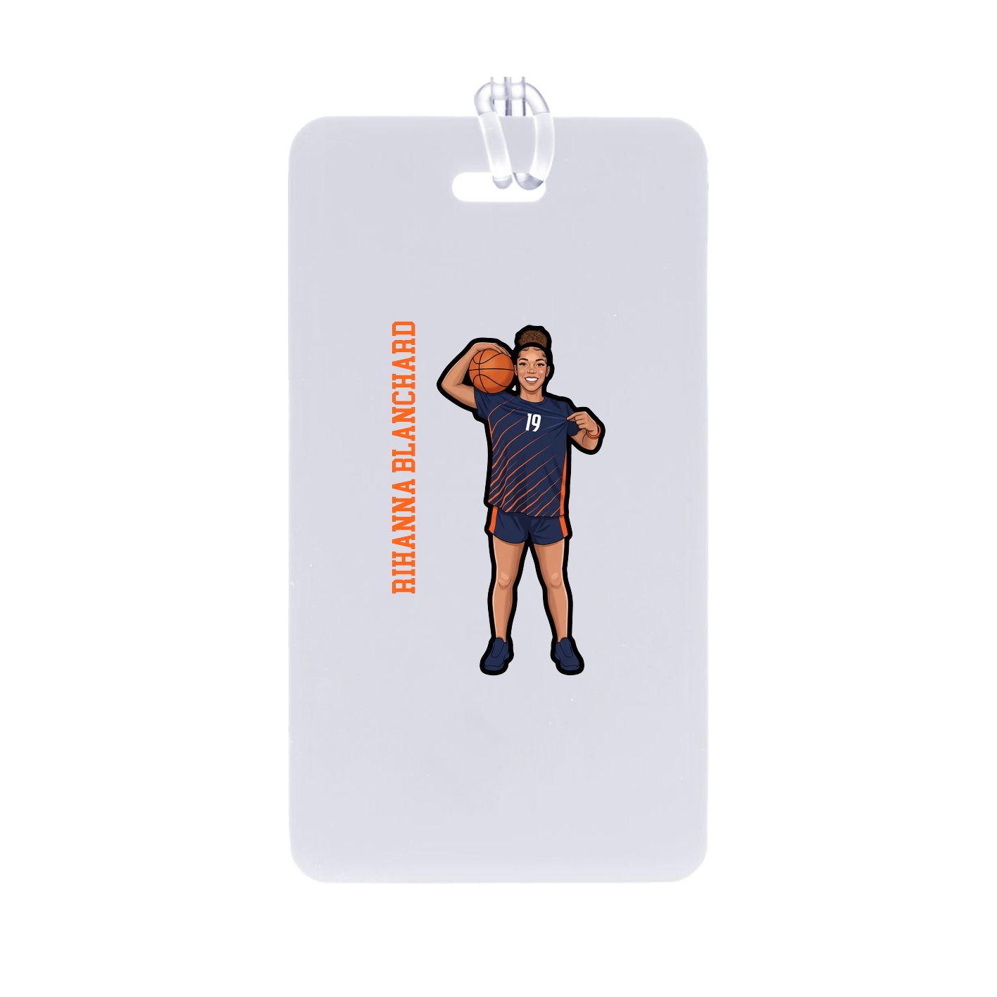 Bag Tag — Name Vertical in Classic