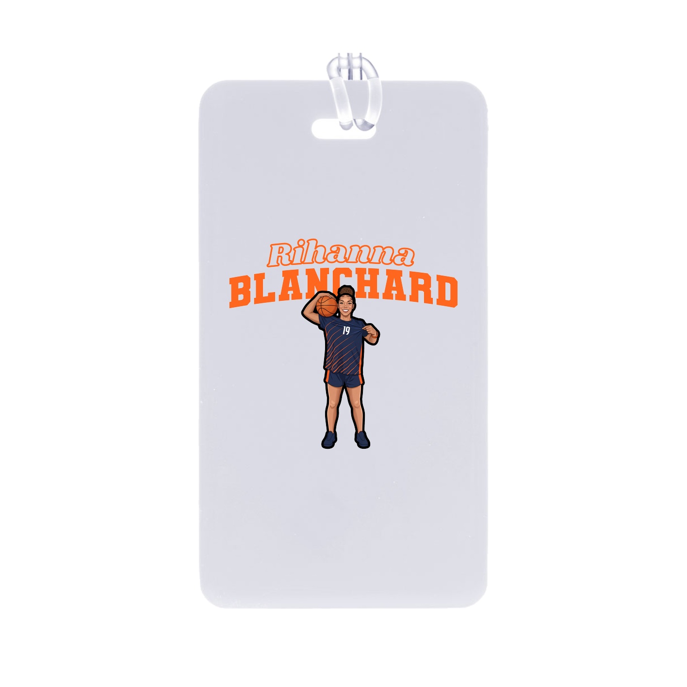 Bag Tag — Name Arch in Classic