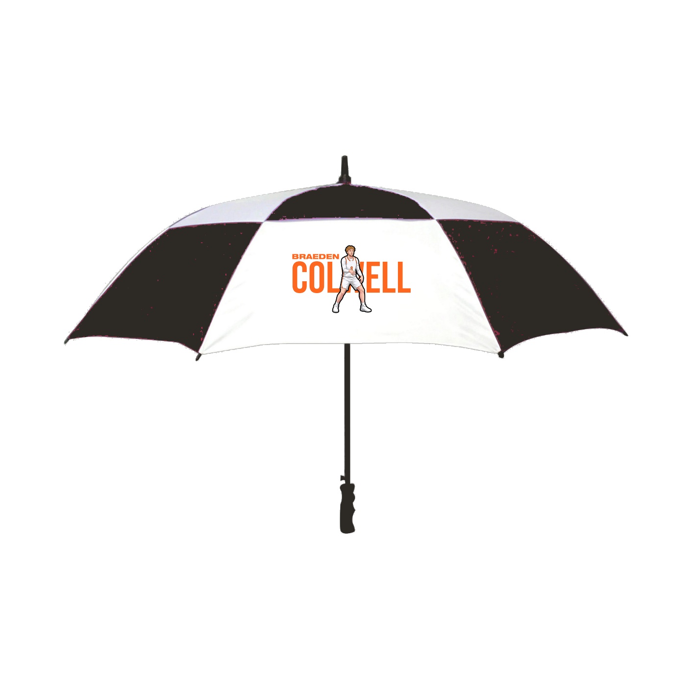 Golf Umbrella — Player Name in Black