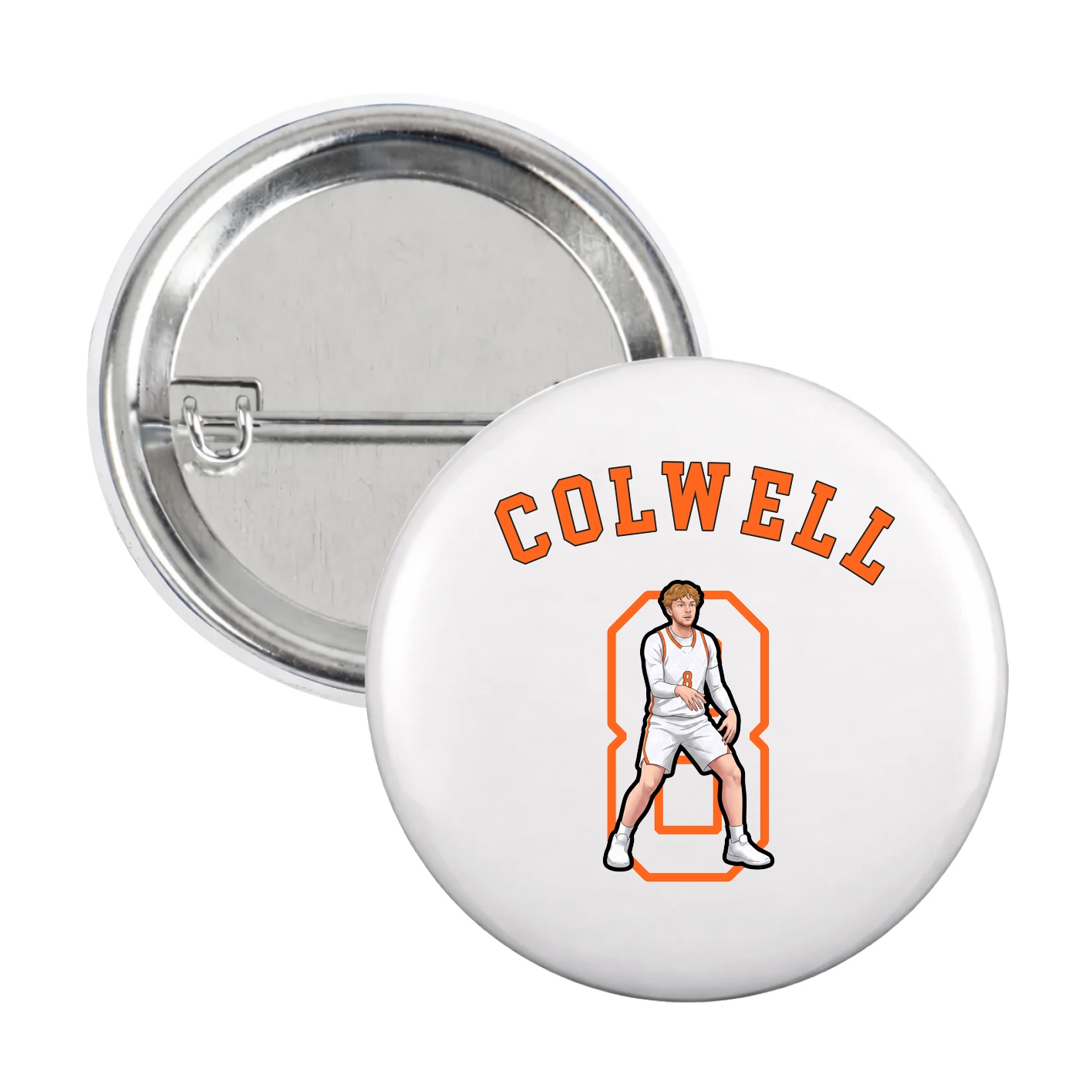 Game Day Button — Shirsey Arch in White