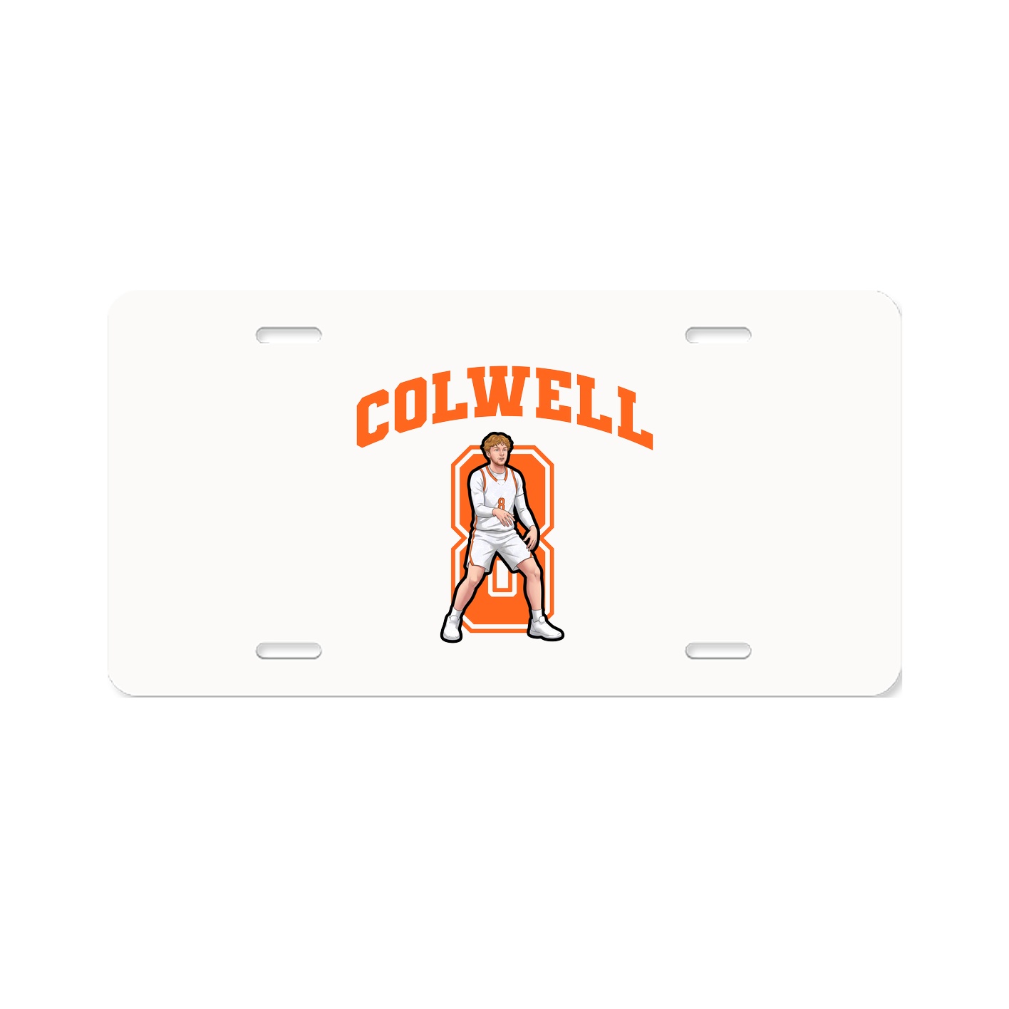 License Plate — Number in Classic
