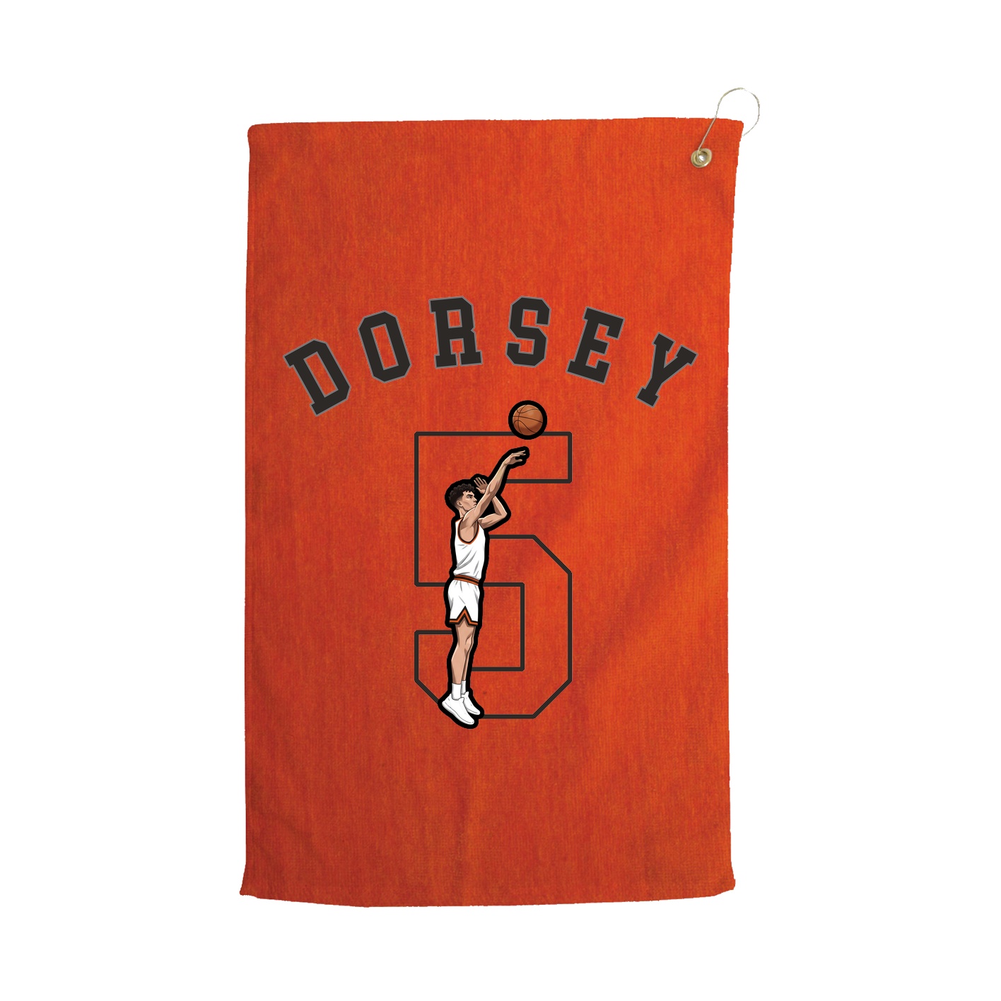 Golf Towel — Shirsey Arch in Orange