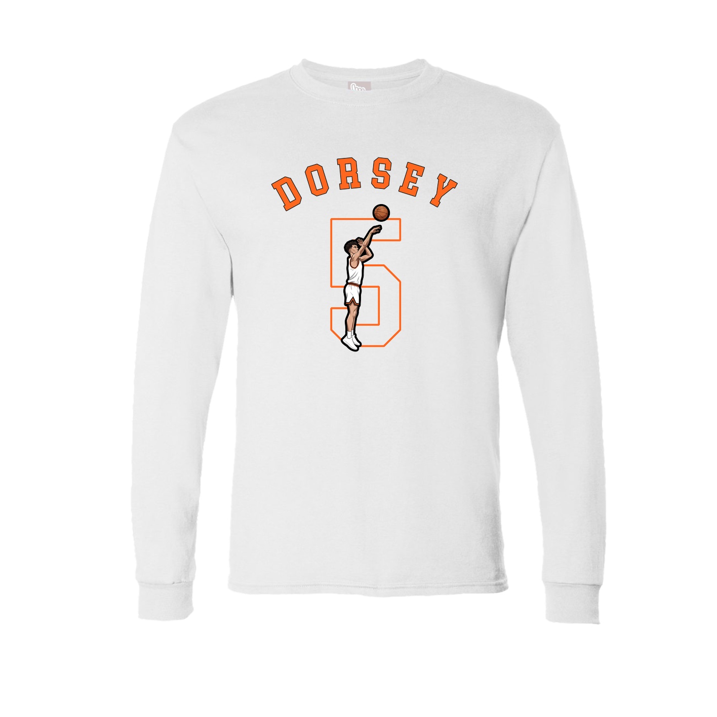Long Sleeve Tee — Shirsey Arch in White