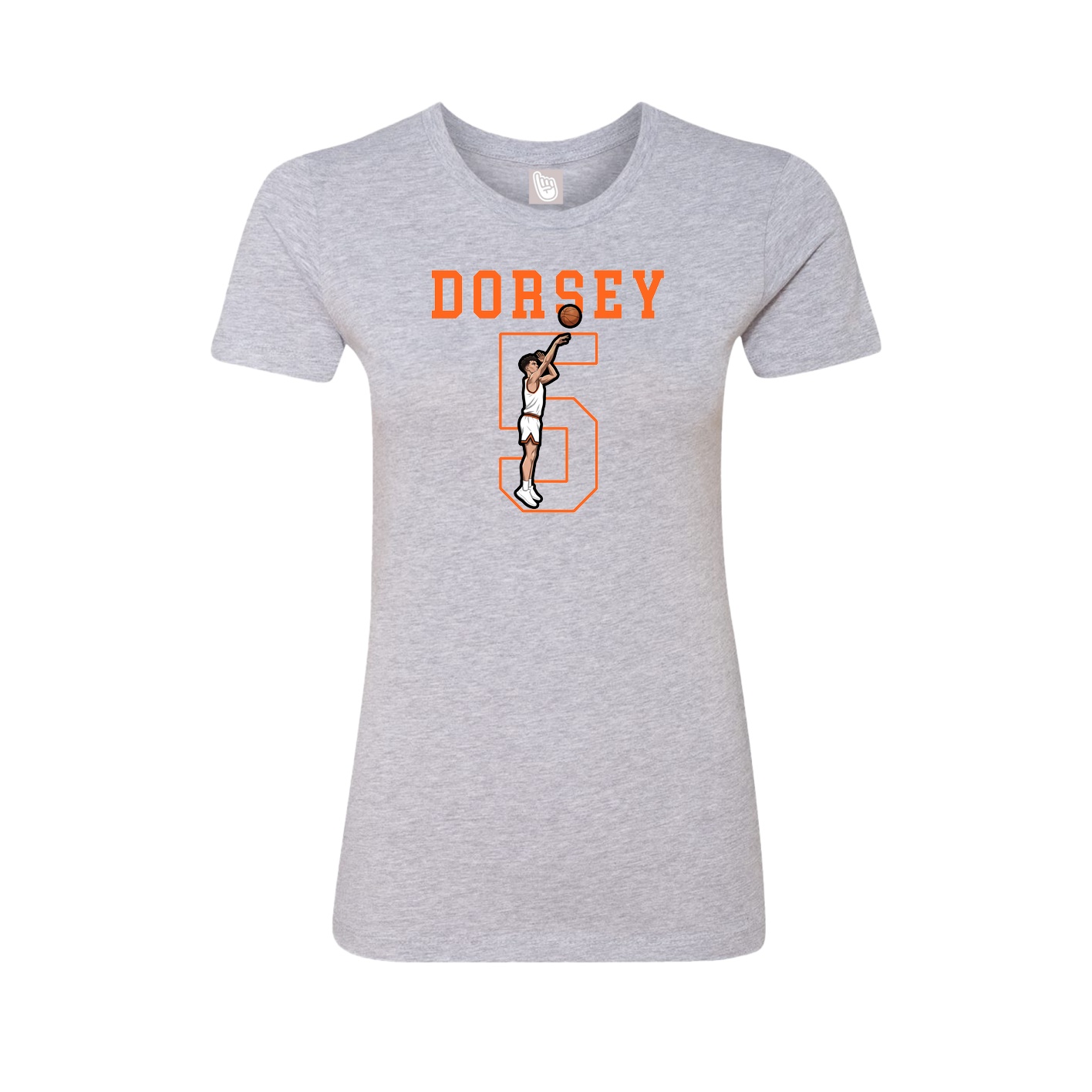 Fitted Women's Tee — Shirsey in Grey