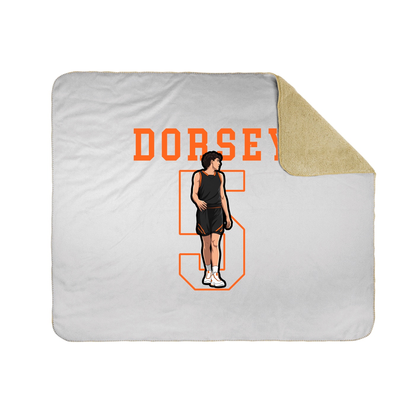 50x60 Sherpa Lined Throw Blanket