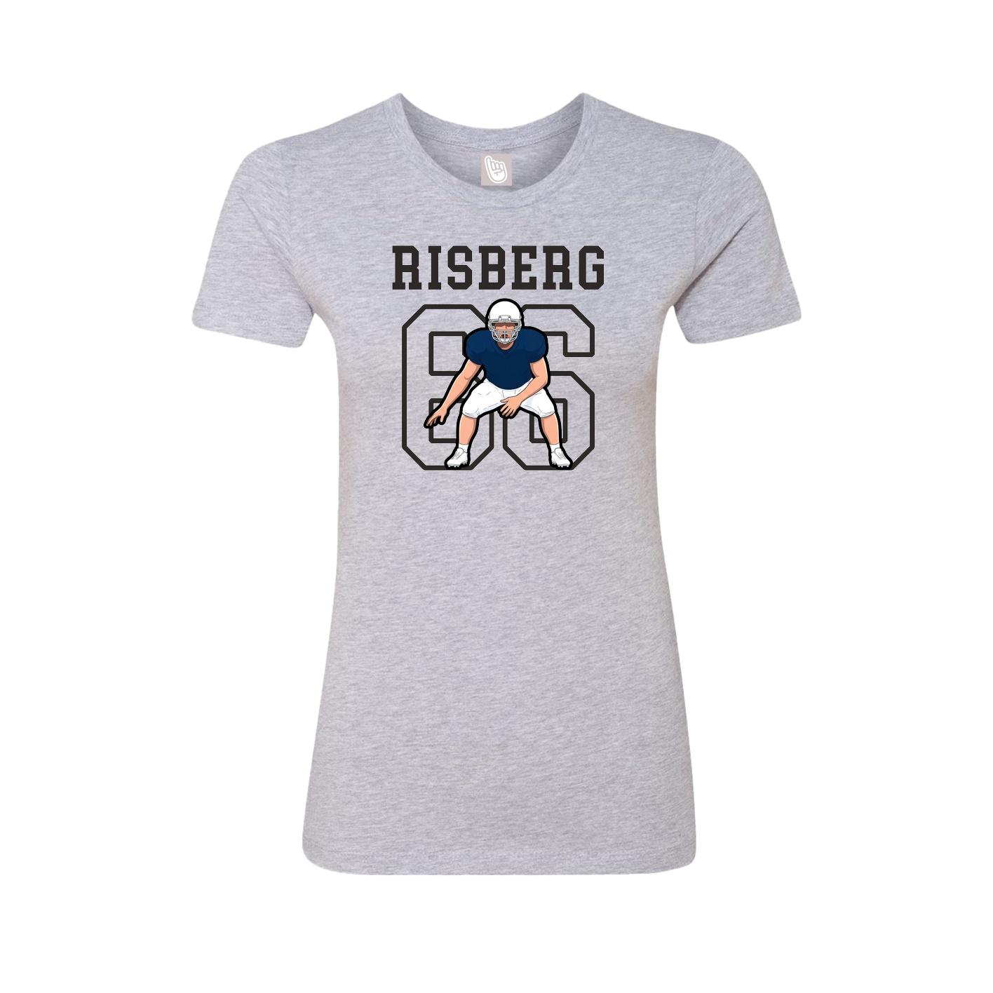 Fitted Women's Tee — Shirsey in Grey