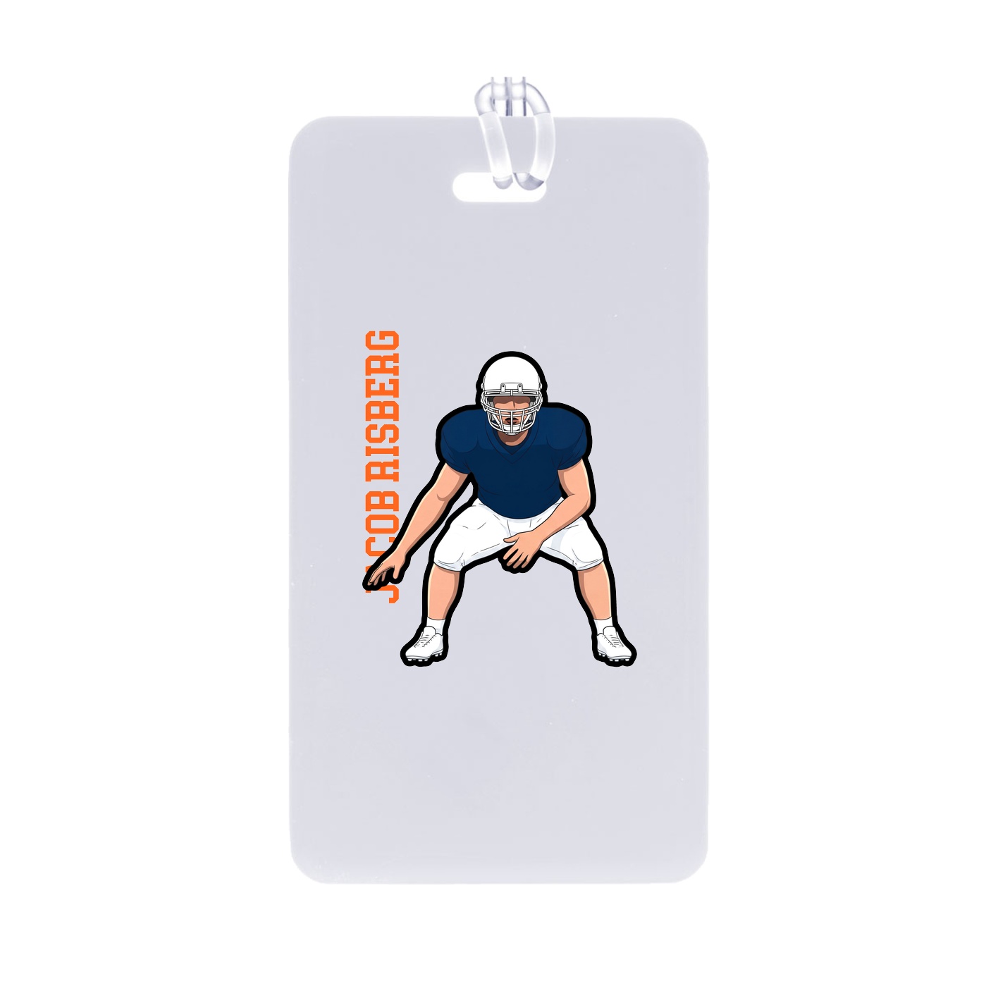 Bag Tag — Name Vertical in Classic