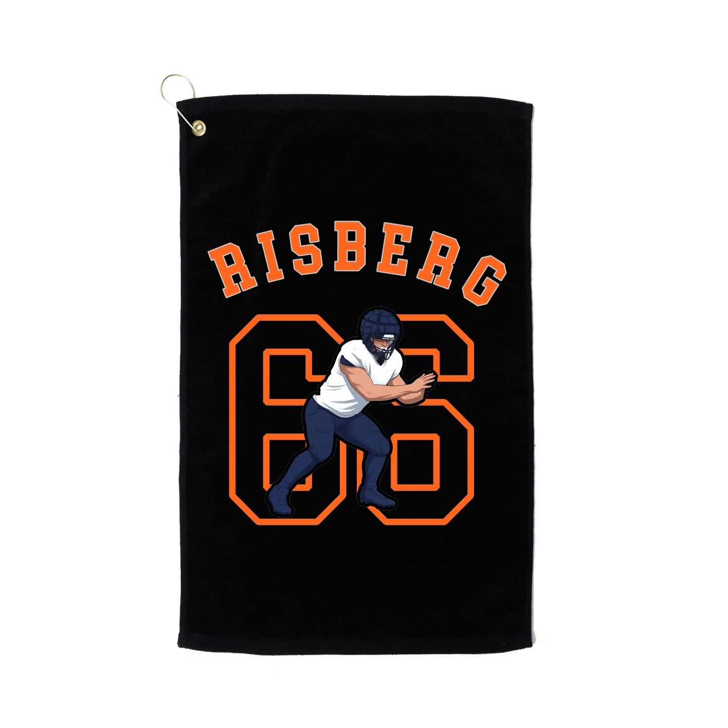 Golf Towel — Shirsey Arch in Black