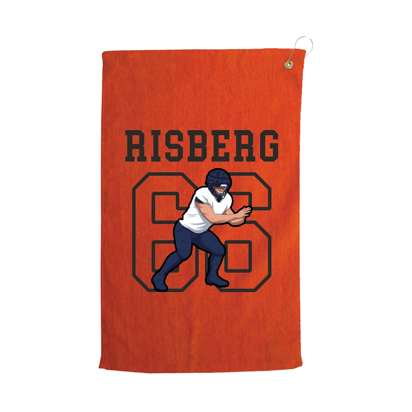 Golf Towel — Shirsey in Orange