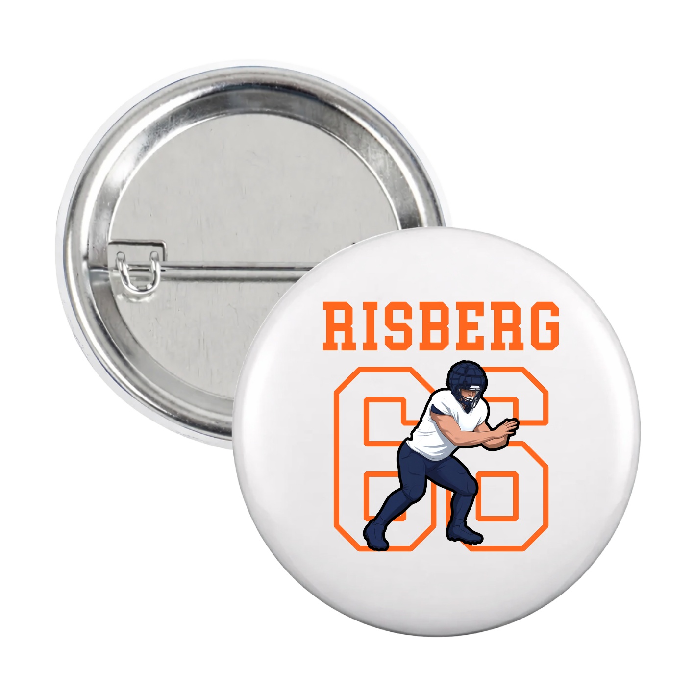 Game Day Button — Shirsey in White