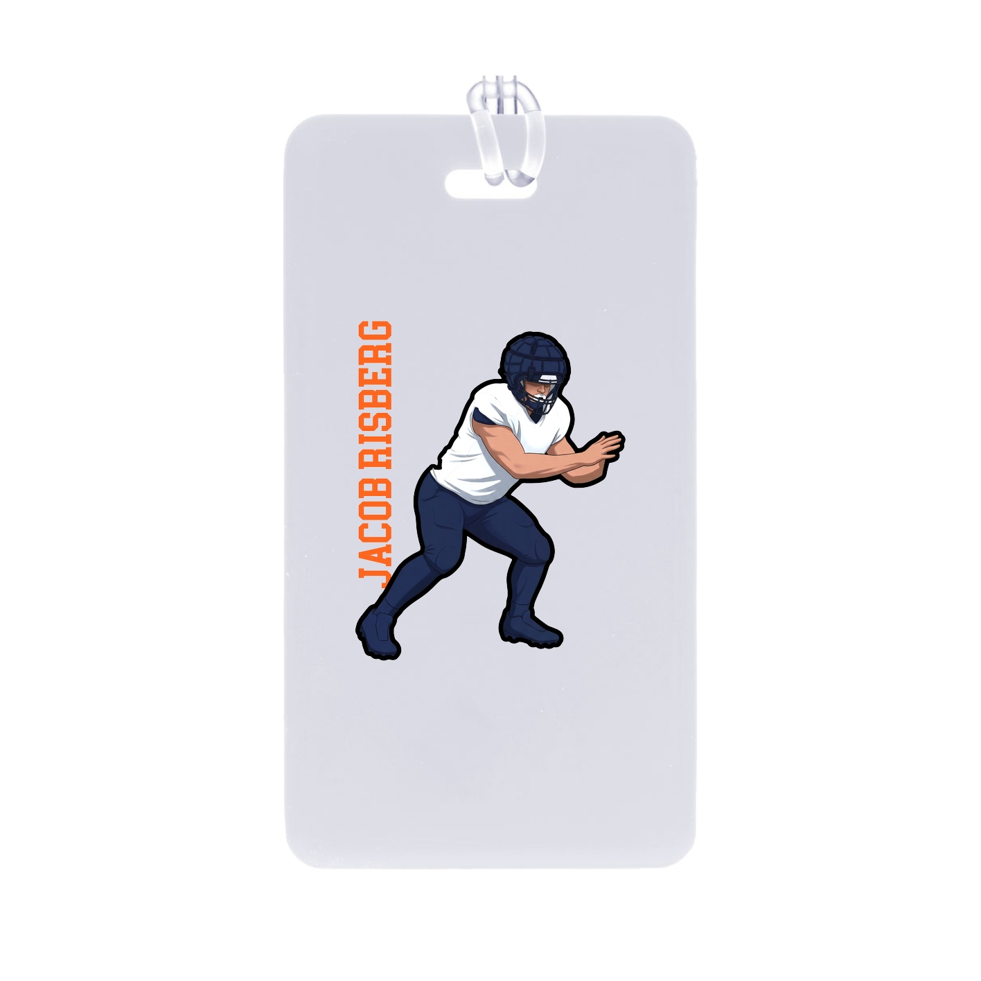 Bag Tag — Name Vertical in Classic