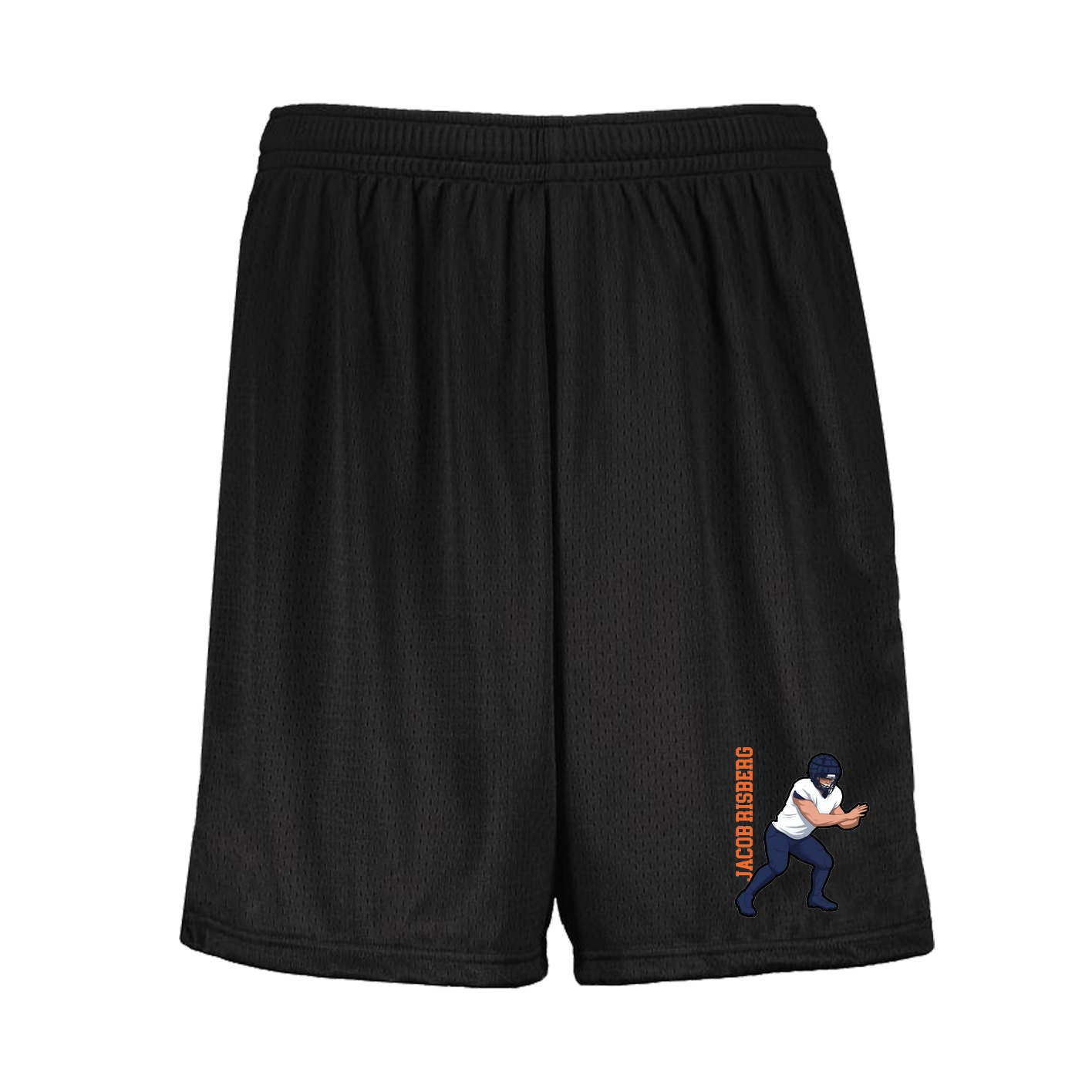 Shorts — Name Vertical in Black