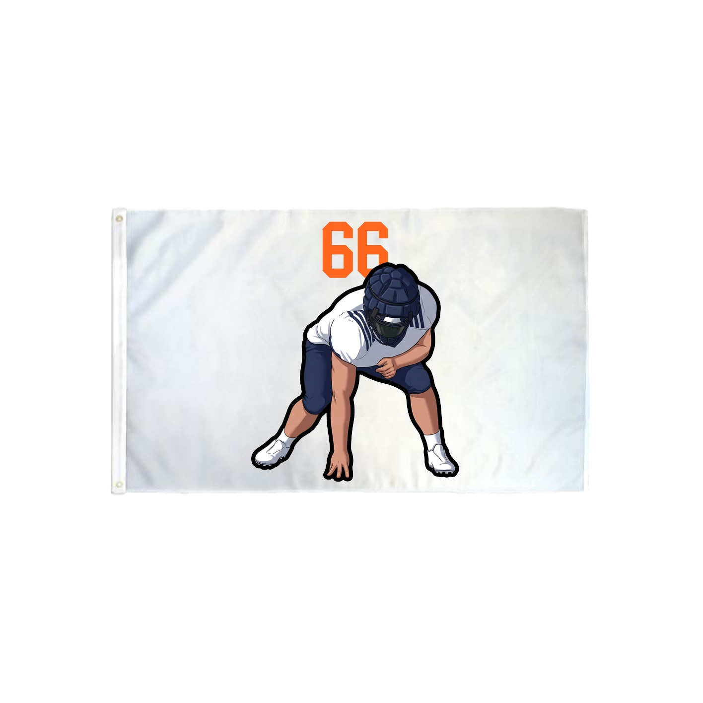 3x5 Flag — Number Top in Classic
