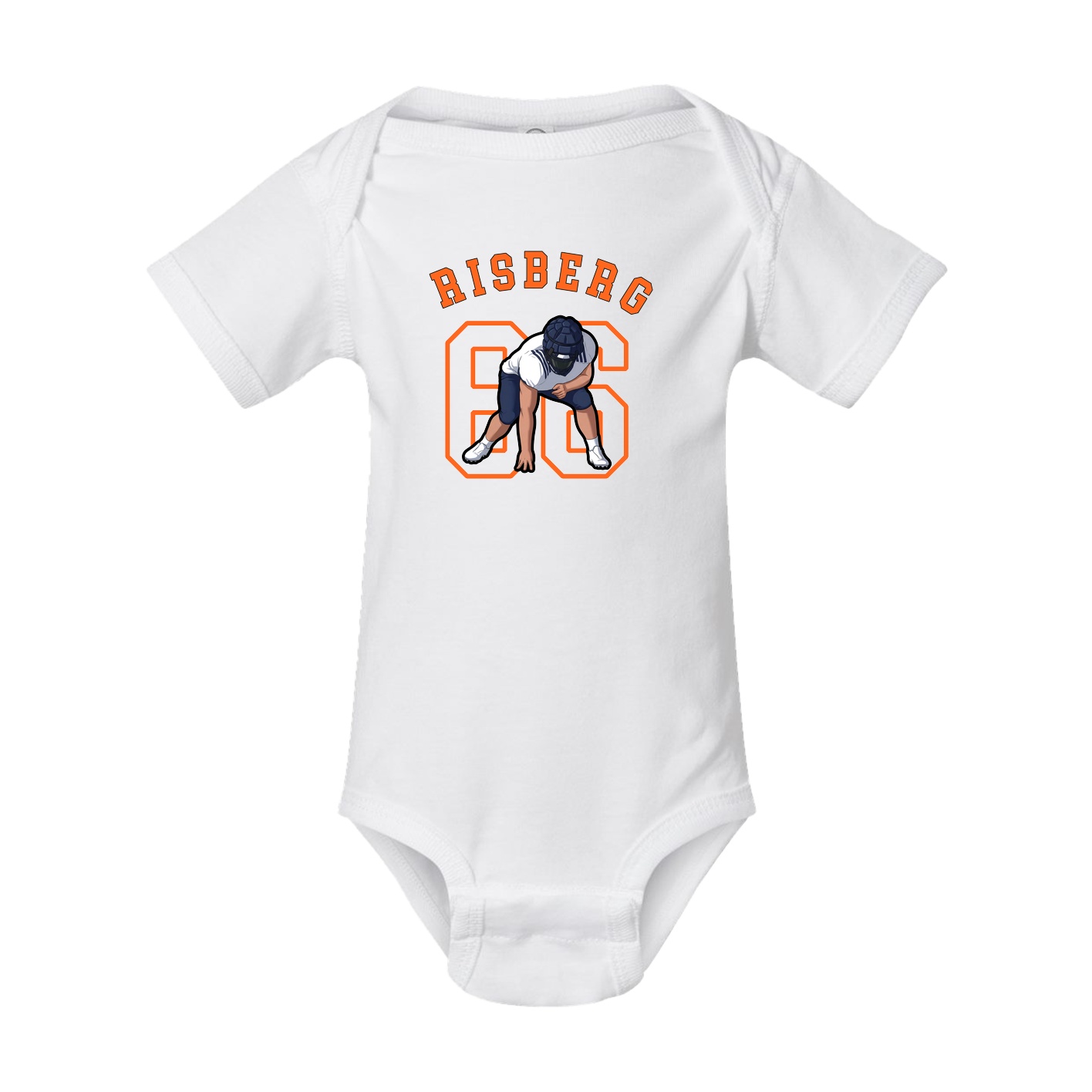Baby Onesie — Shirsey Arch in White