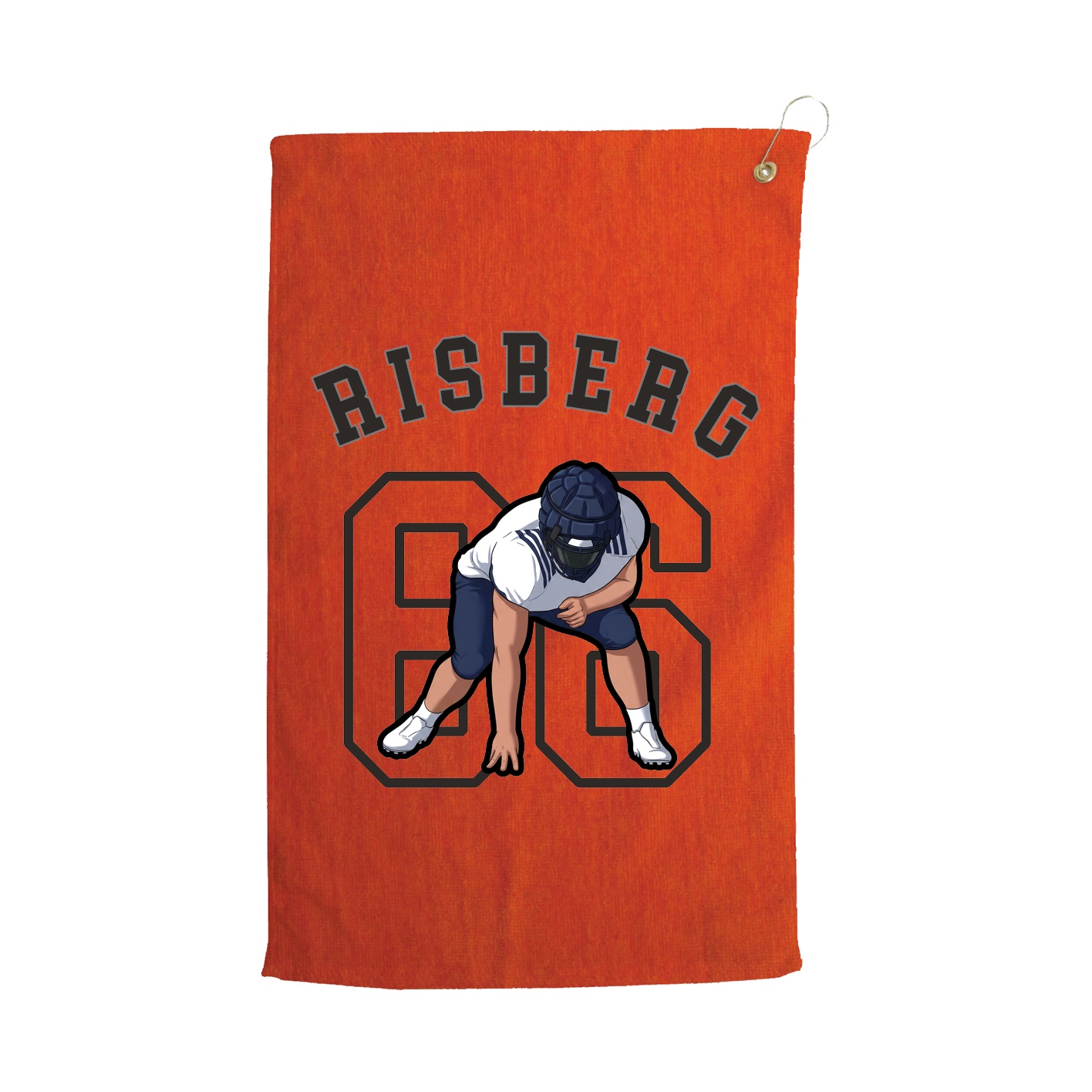 Golf Towel — Shirsey Arch in Orange