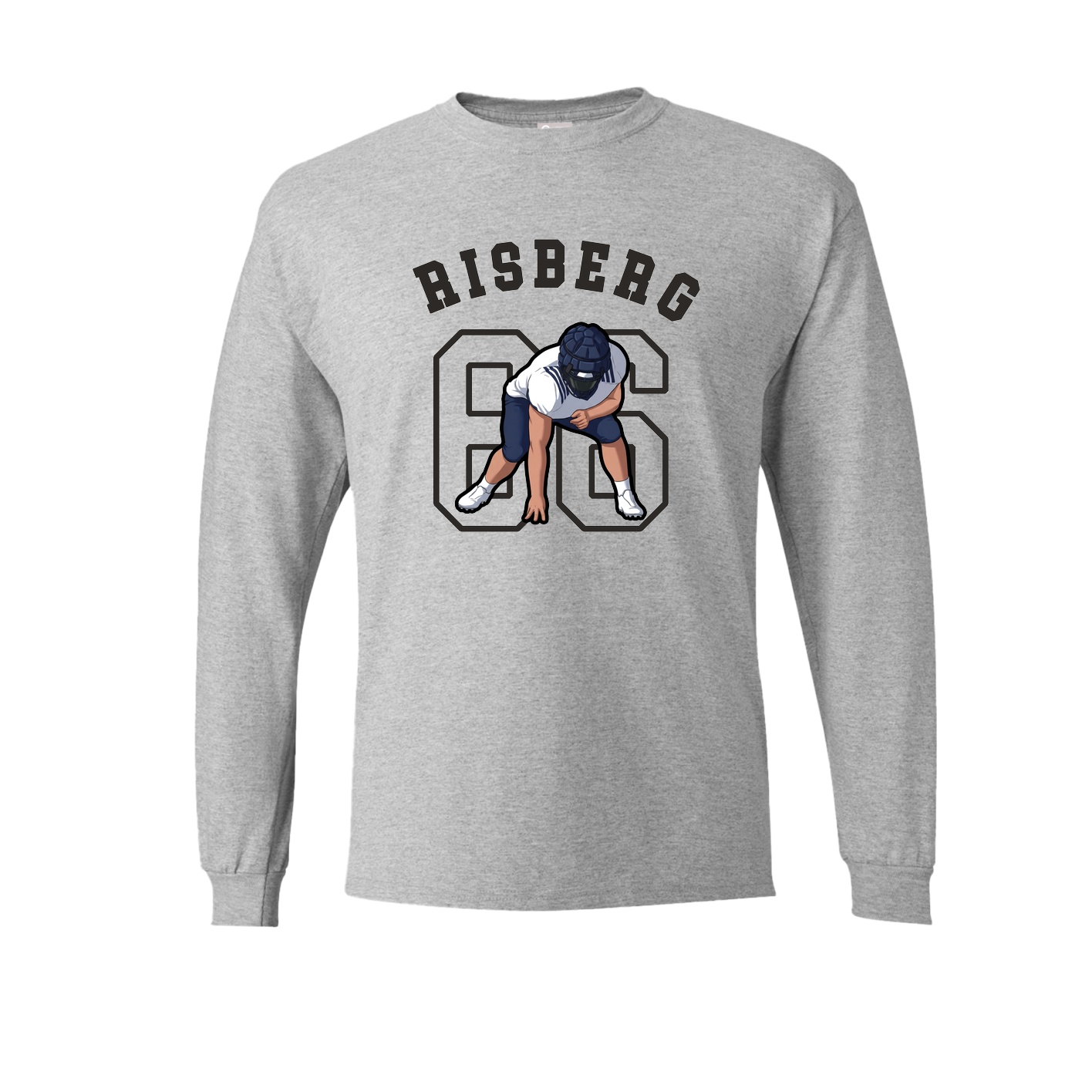 Long Sleeve Tee — Shirsey Arch in Grey