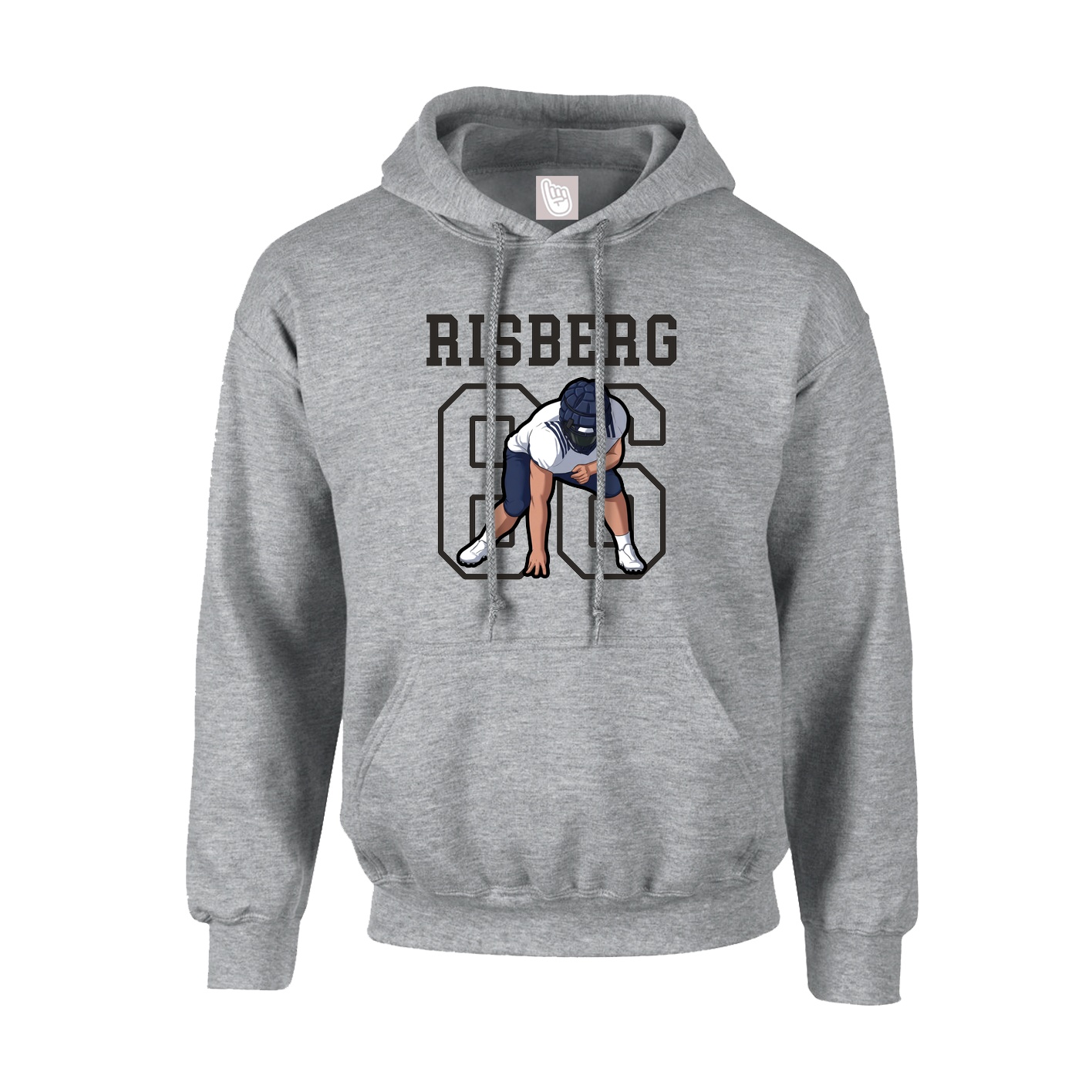 Hoodie — Shirsey in Grey