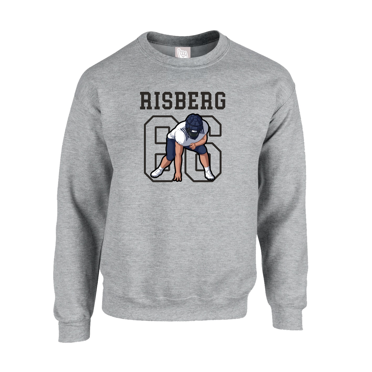 Fleece Crew — Shirsey in Grey