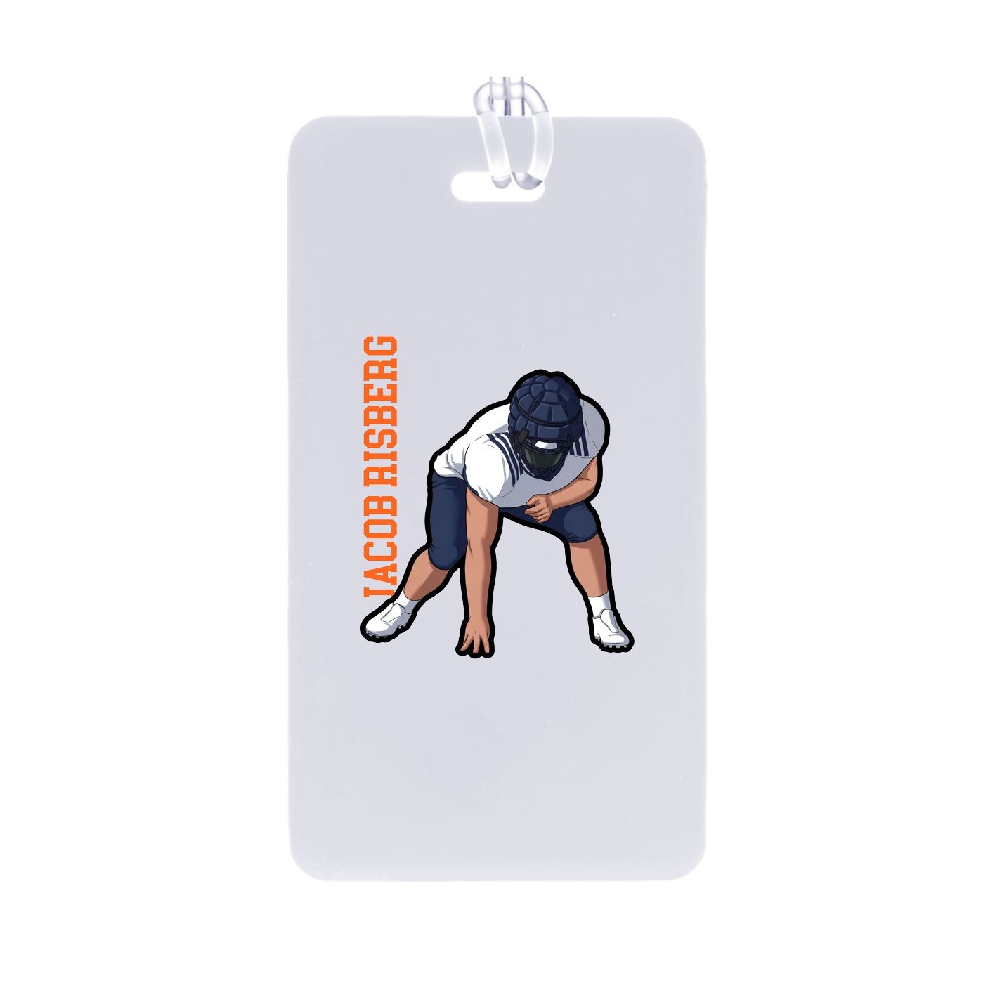 Bag Tag — Name Vertical in Classic