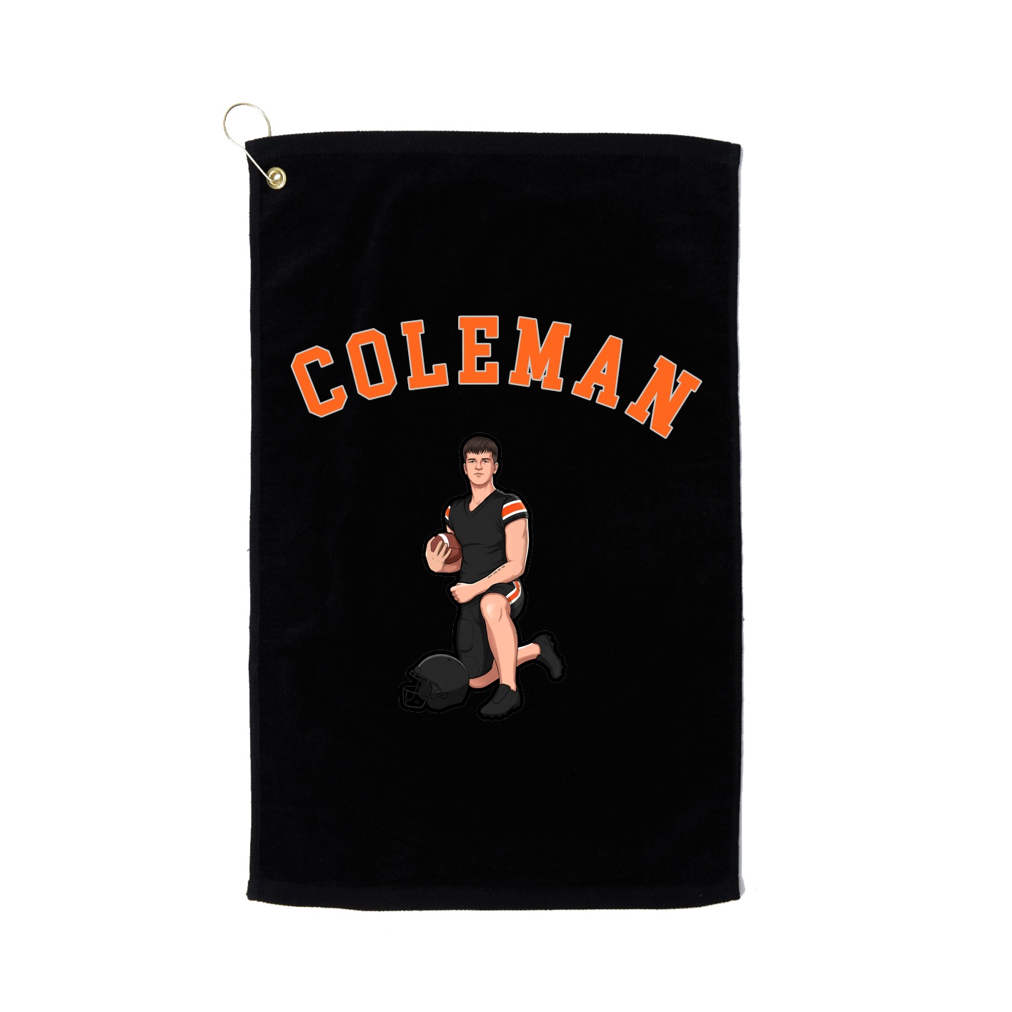 Golf Towel — Shirsey Arch in Black
