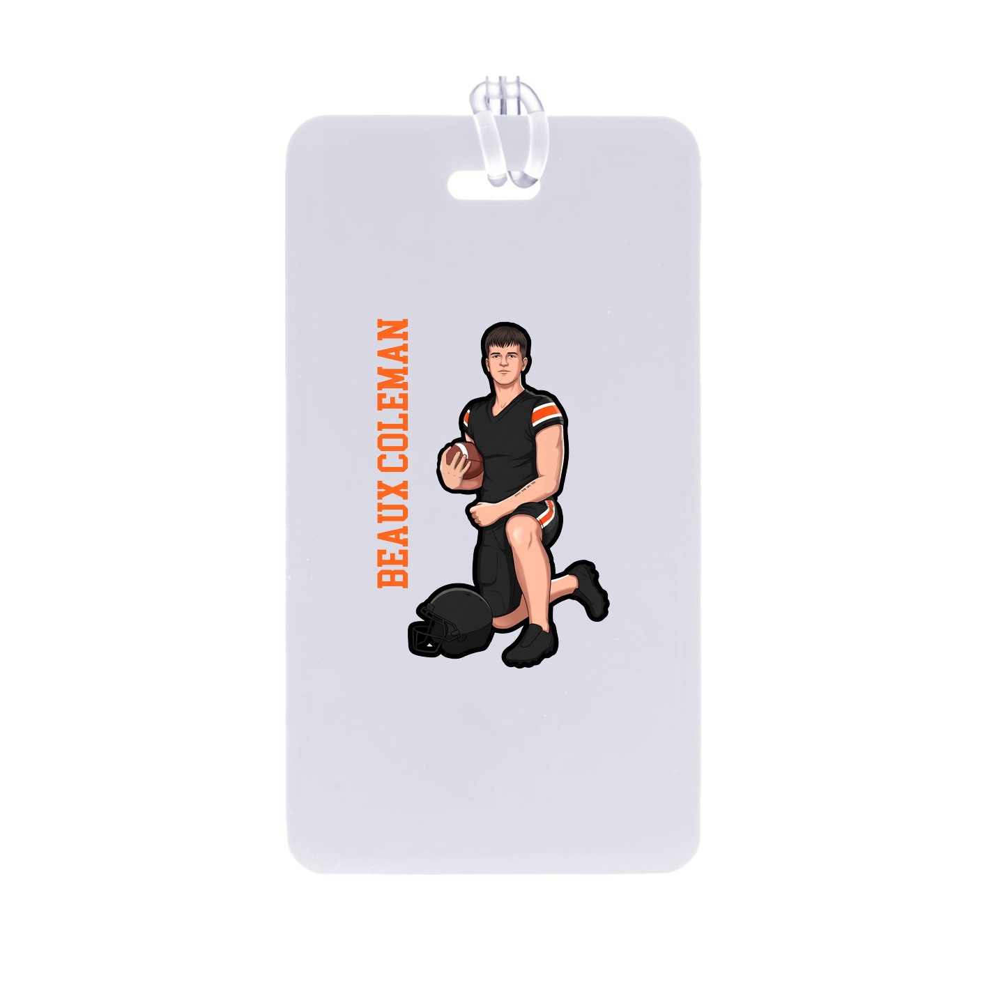 Bag Tag — Name Vertical in Classic