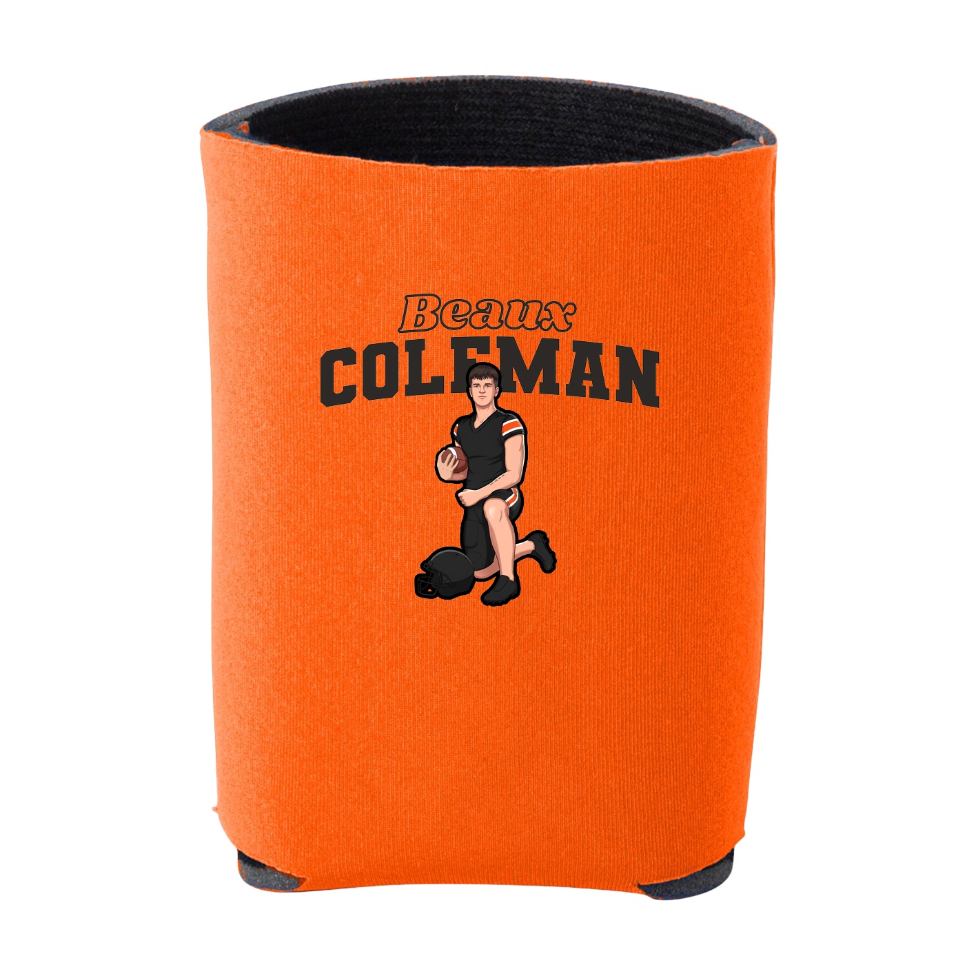 Can Holder — Name Arch in Orange