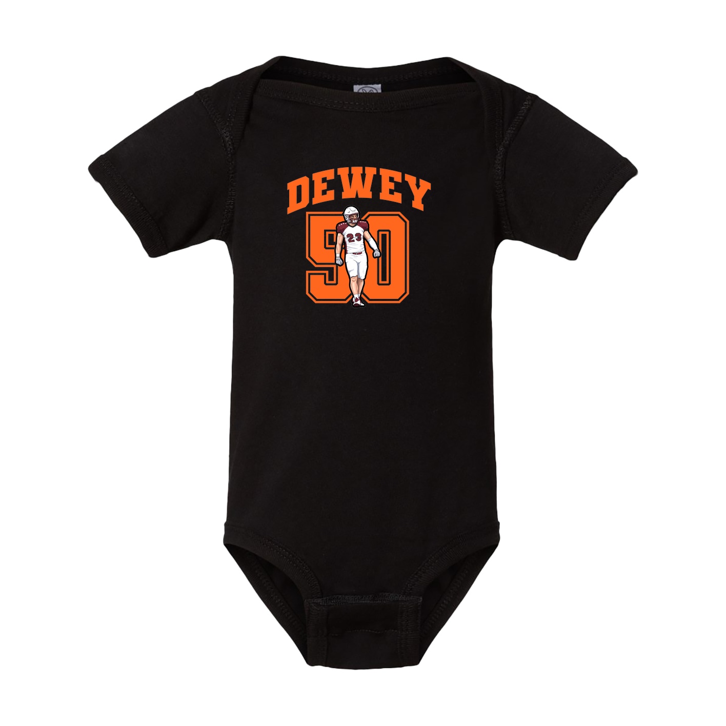 Baby Onesie — Number in Black