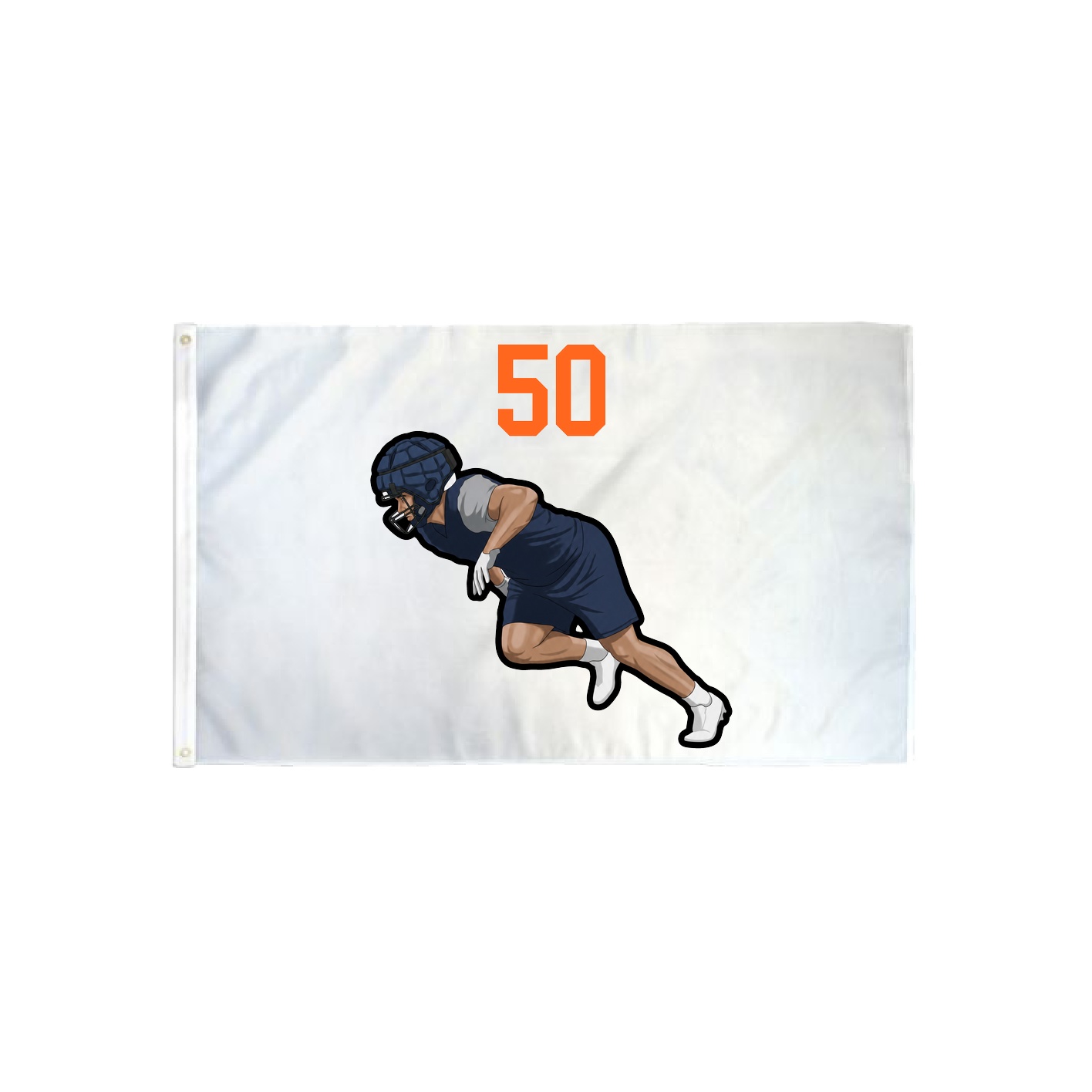 3x5 Flag — Number Top in Classic
