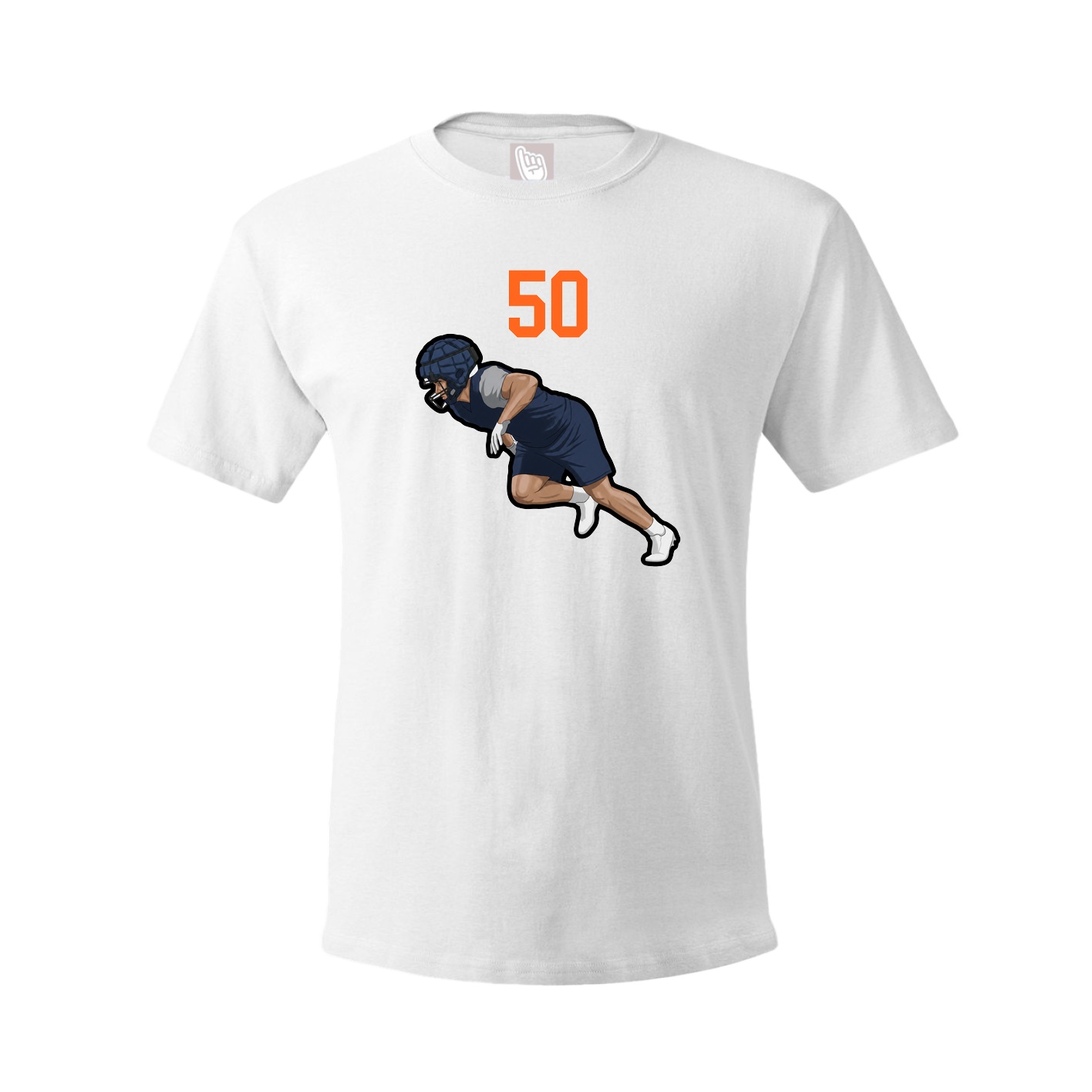 Tee — Number Top in White