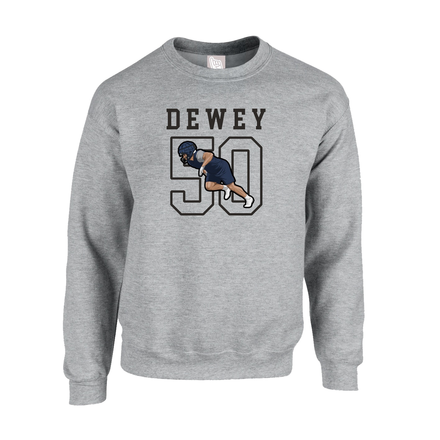 Fleece Crew — Shirsey in Grey