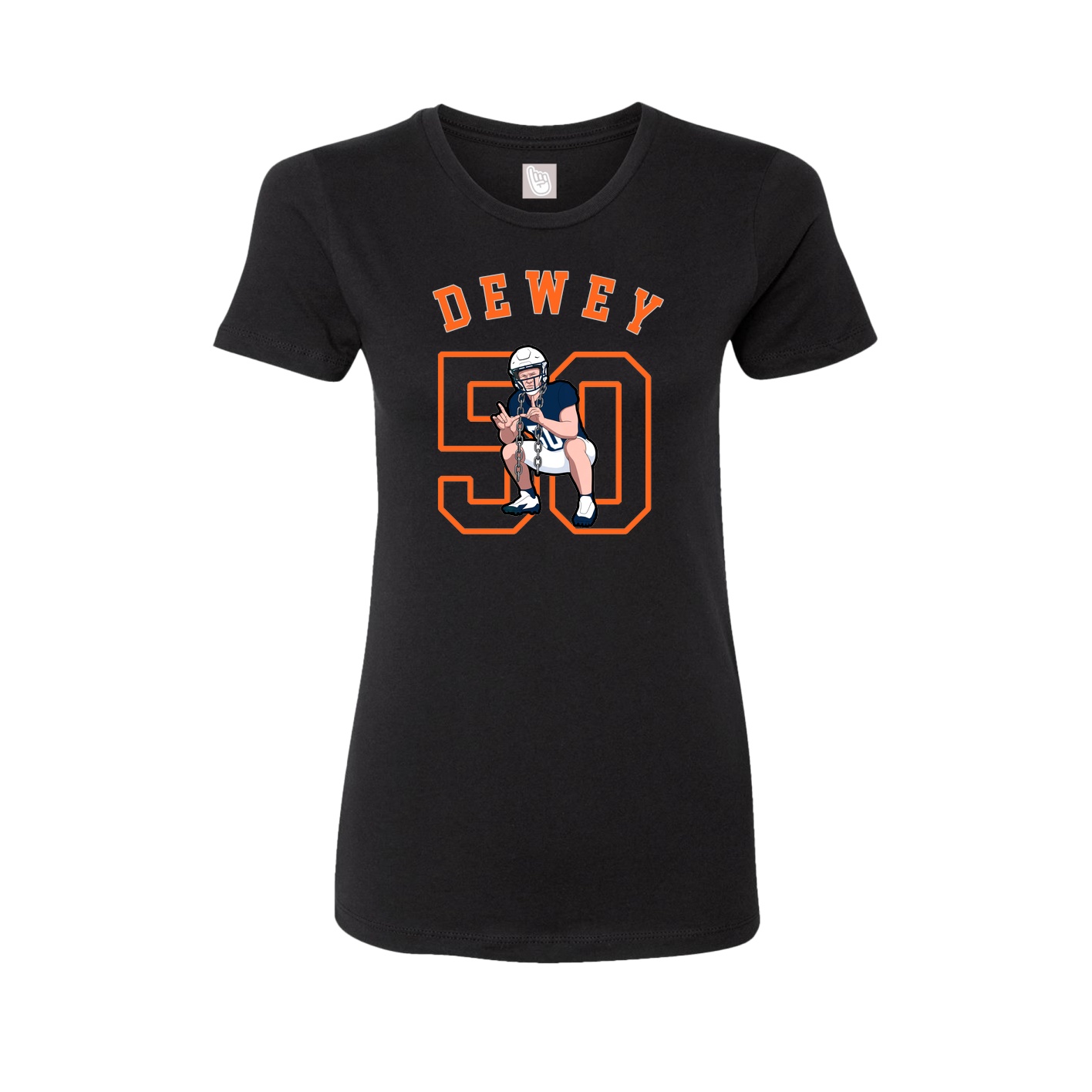 Fitted Women's Tee — Shirsey Arch in Black