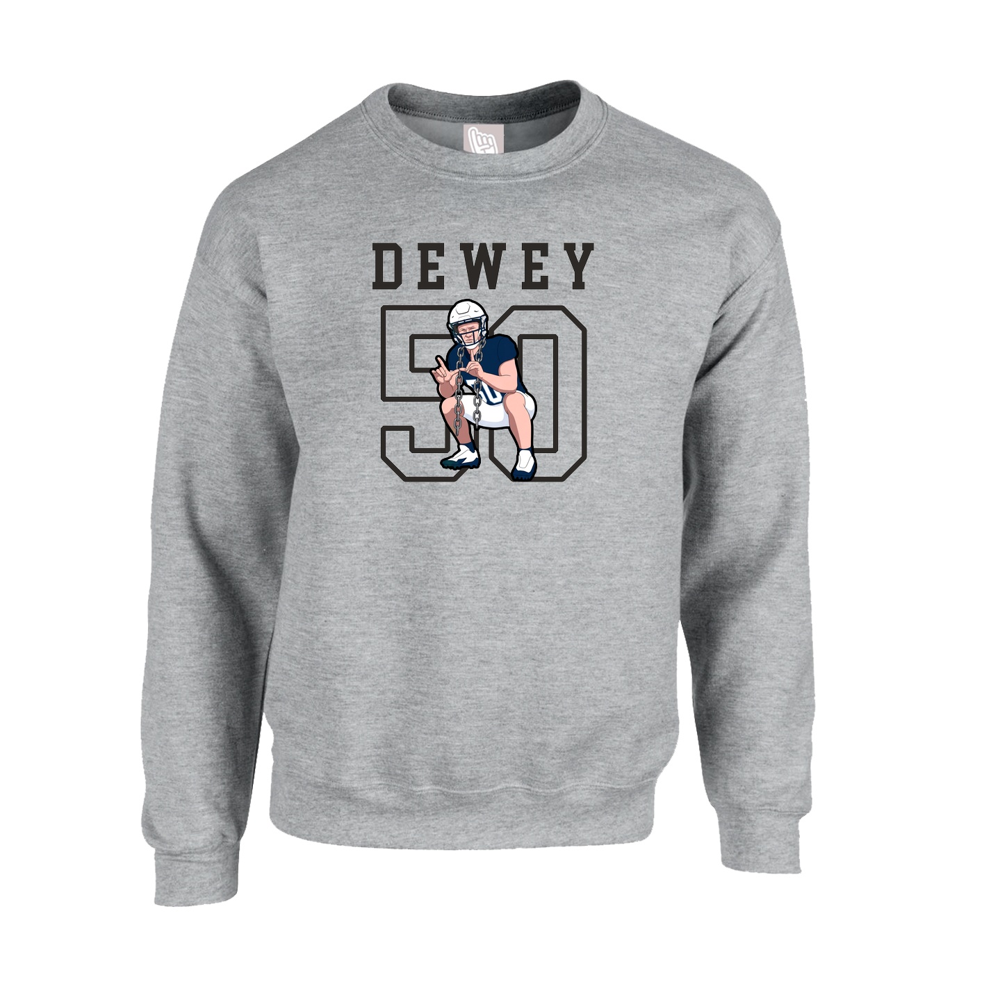 Fleece Crew — Shirsey in Grey