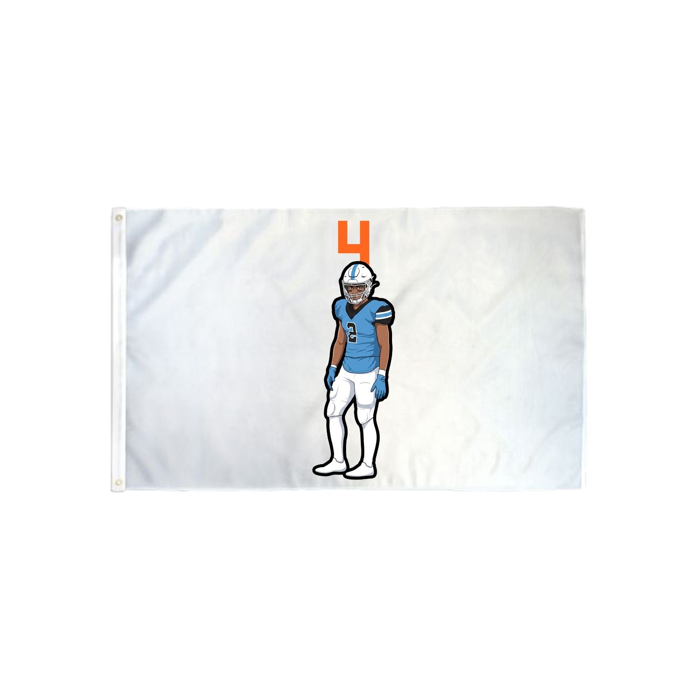 3x5 Flag — Number Top in Classic