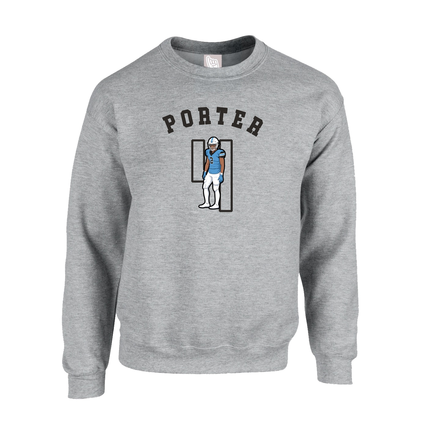 Fleece Crew — Shirsey Arch in Grey