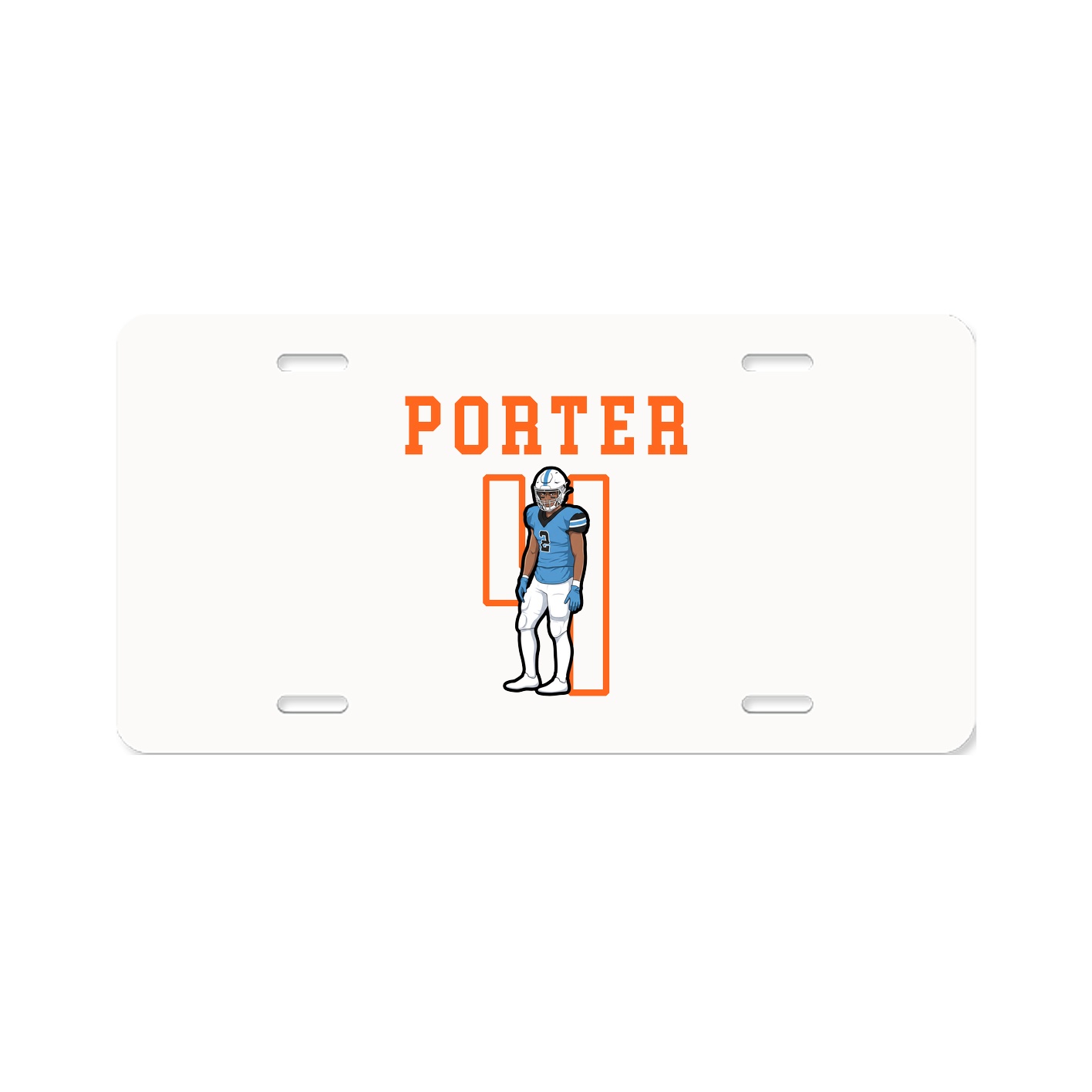 License Plate — Shirsey in Classic