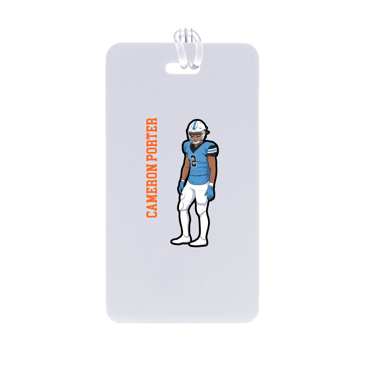 Bag Tag — Name Vertical in Classic