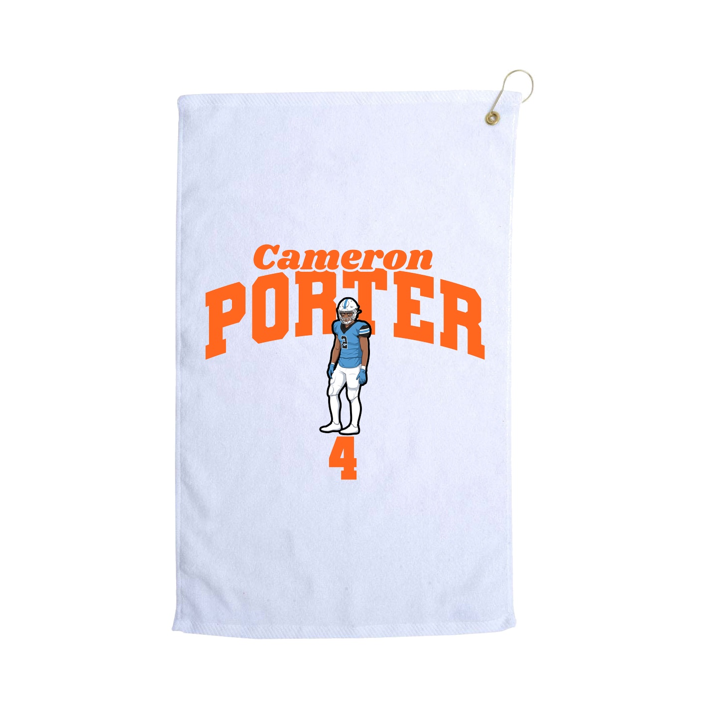 Golf Towel — Signature Arch in White
