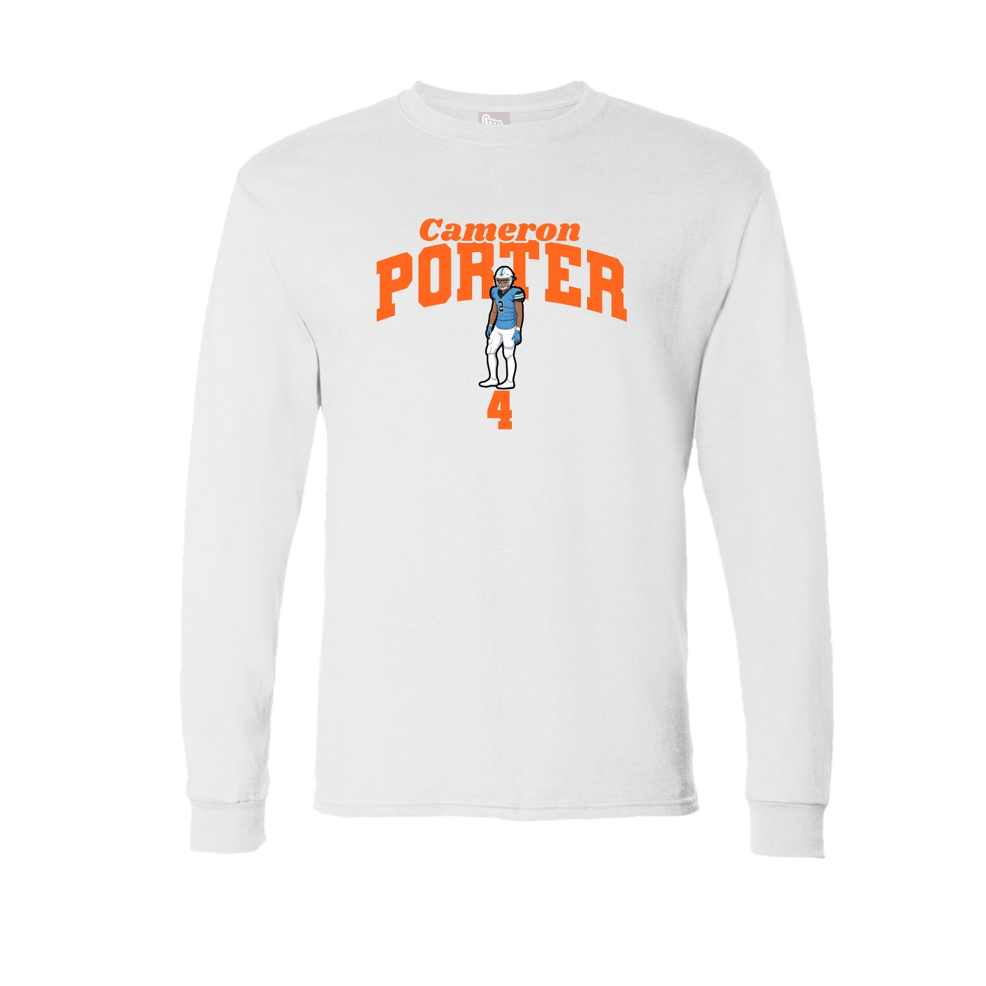 Long Sleeve Tee — Signature Arch in White