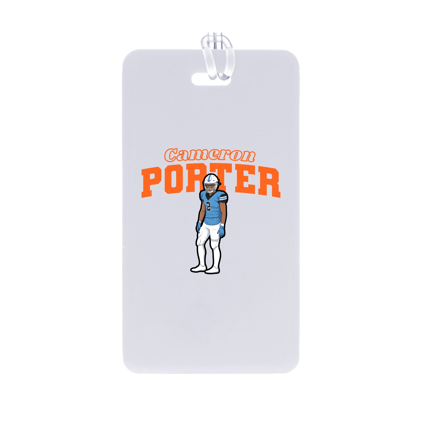 Bag Tag — Name Arch in Classic