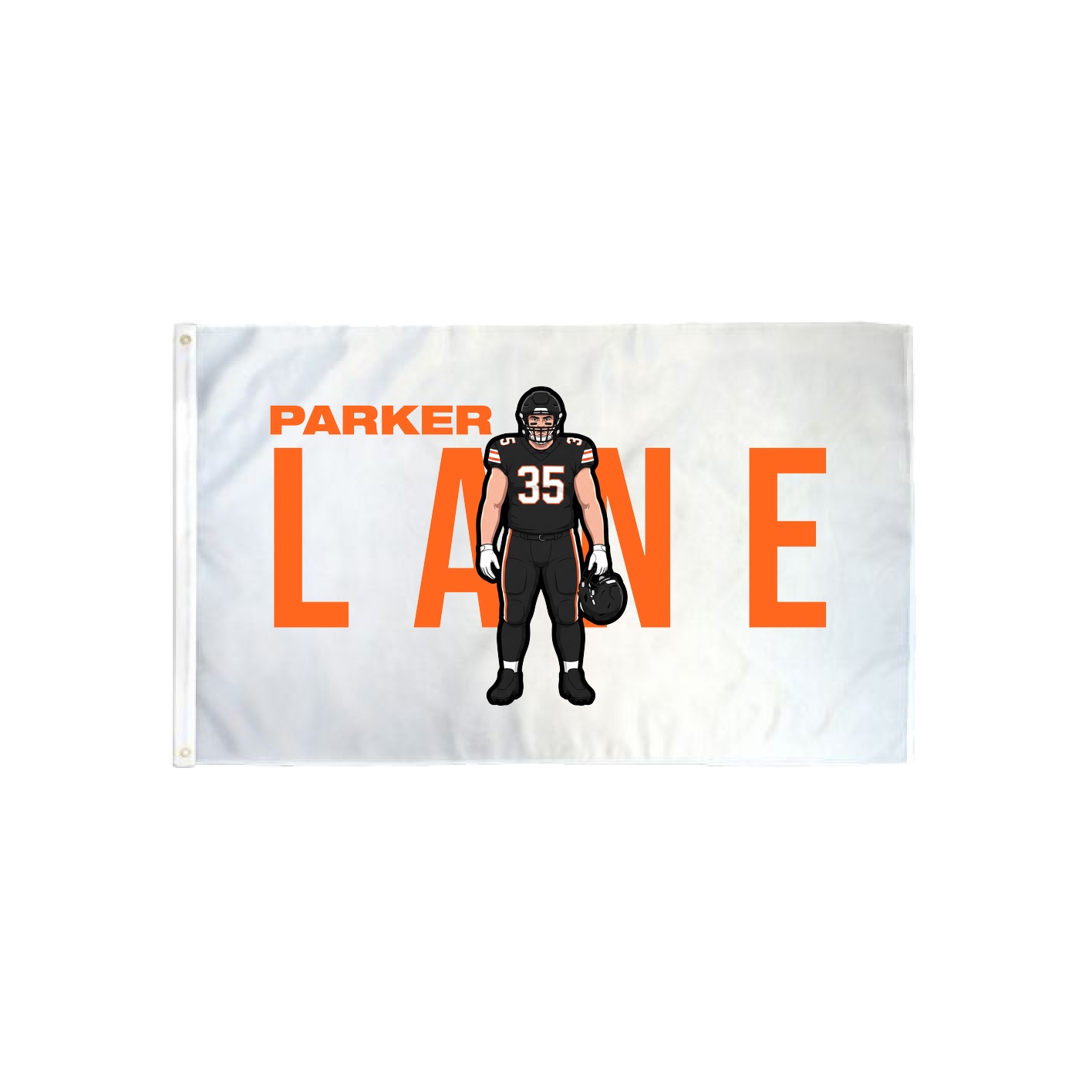 3x5 Flag — Player Name in Classic