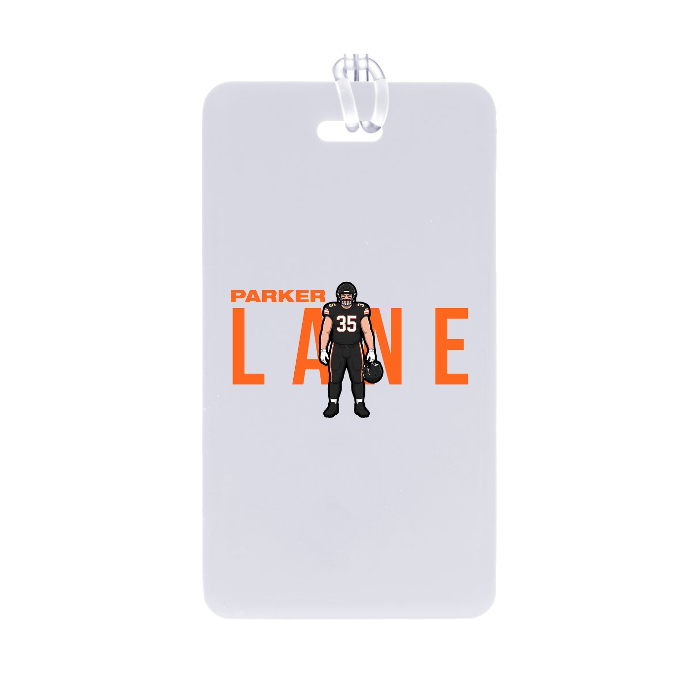 Bag Tag — Player Name in Classic