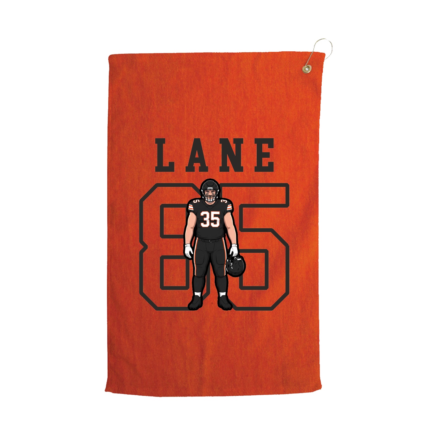 Golf Towel — Shirsey in Orange