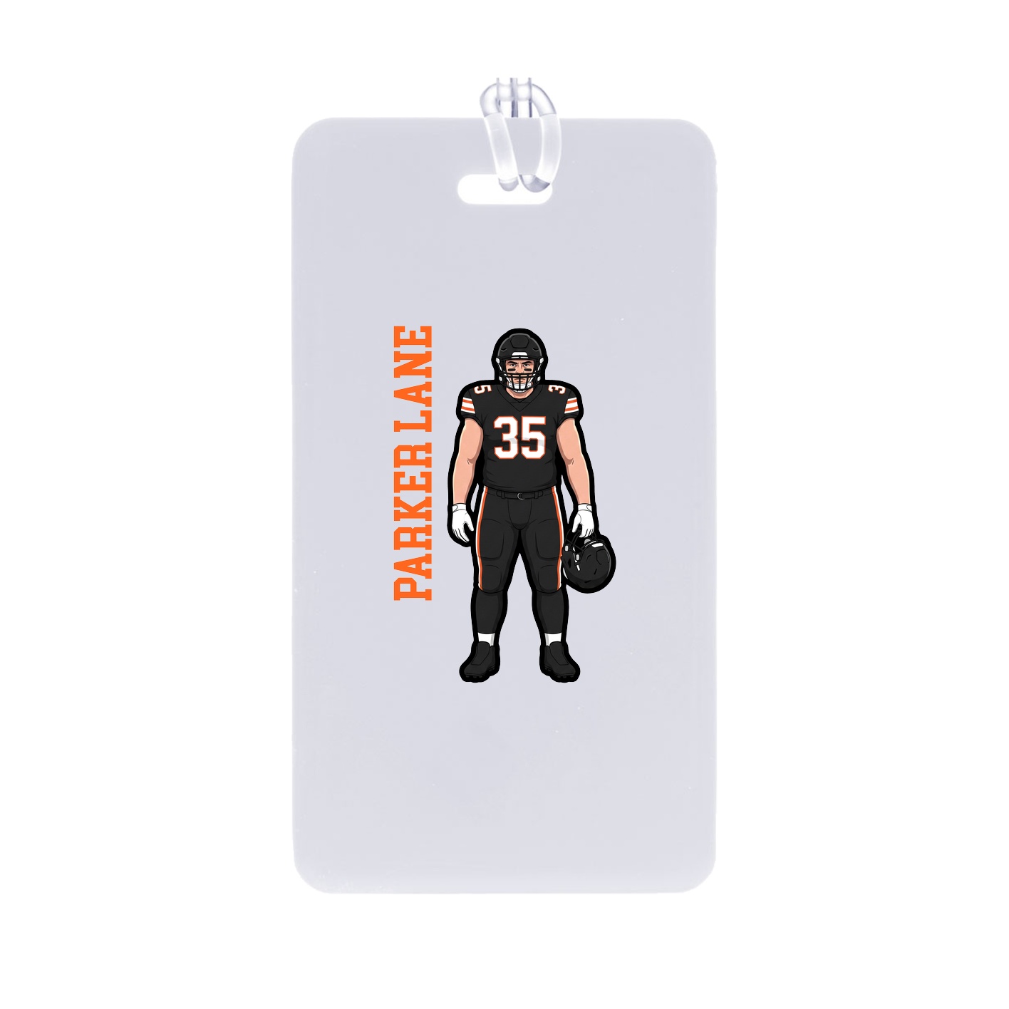 Bag Tag — Name Vertical in Classic