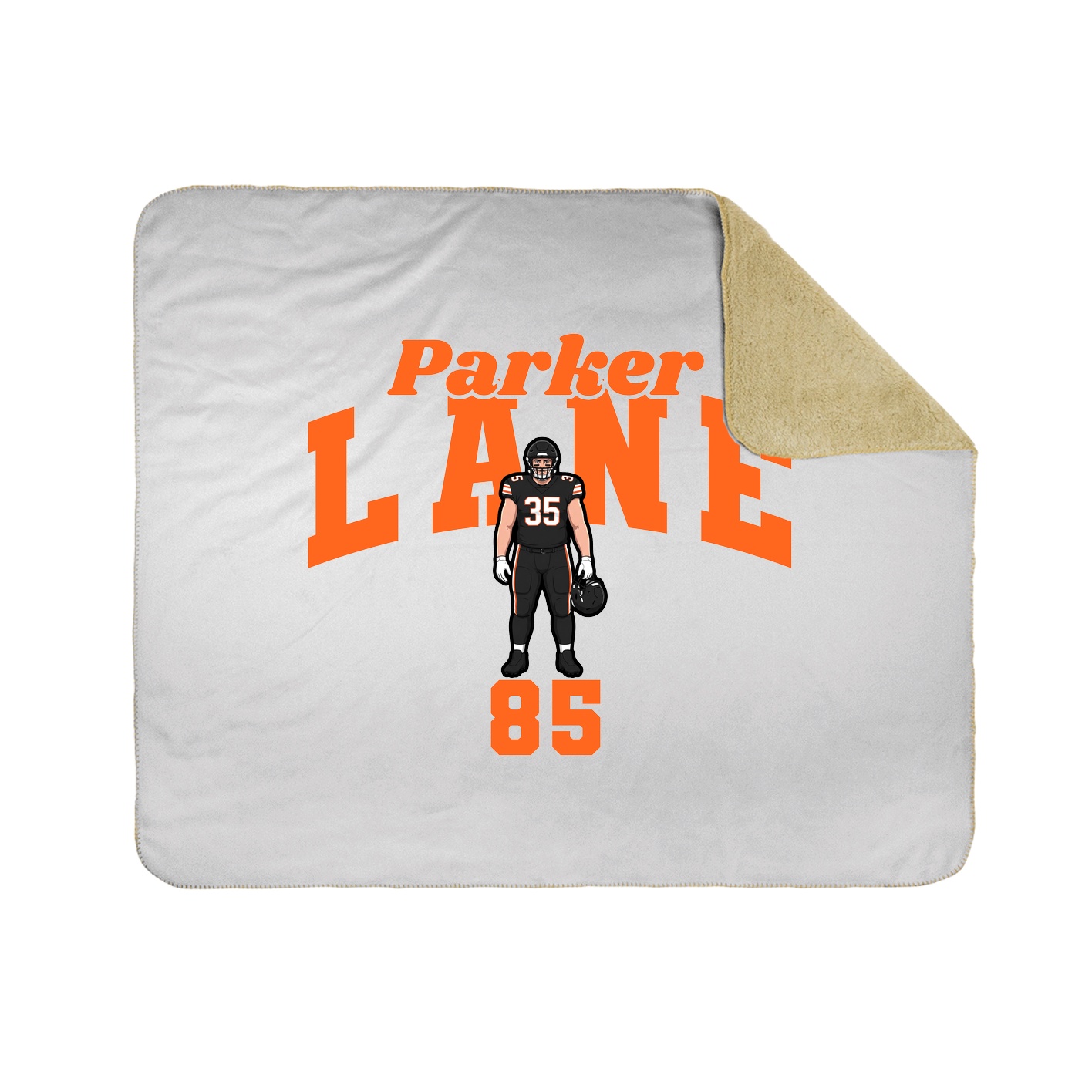 Throw Blanket — Signature Arch in White