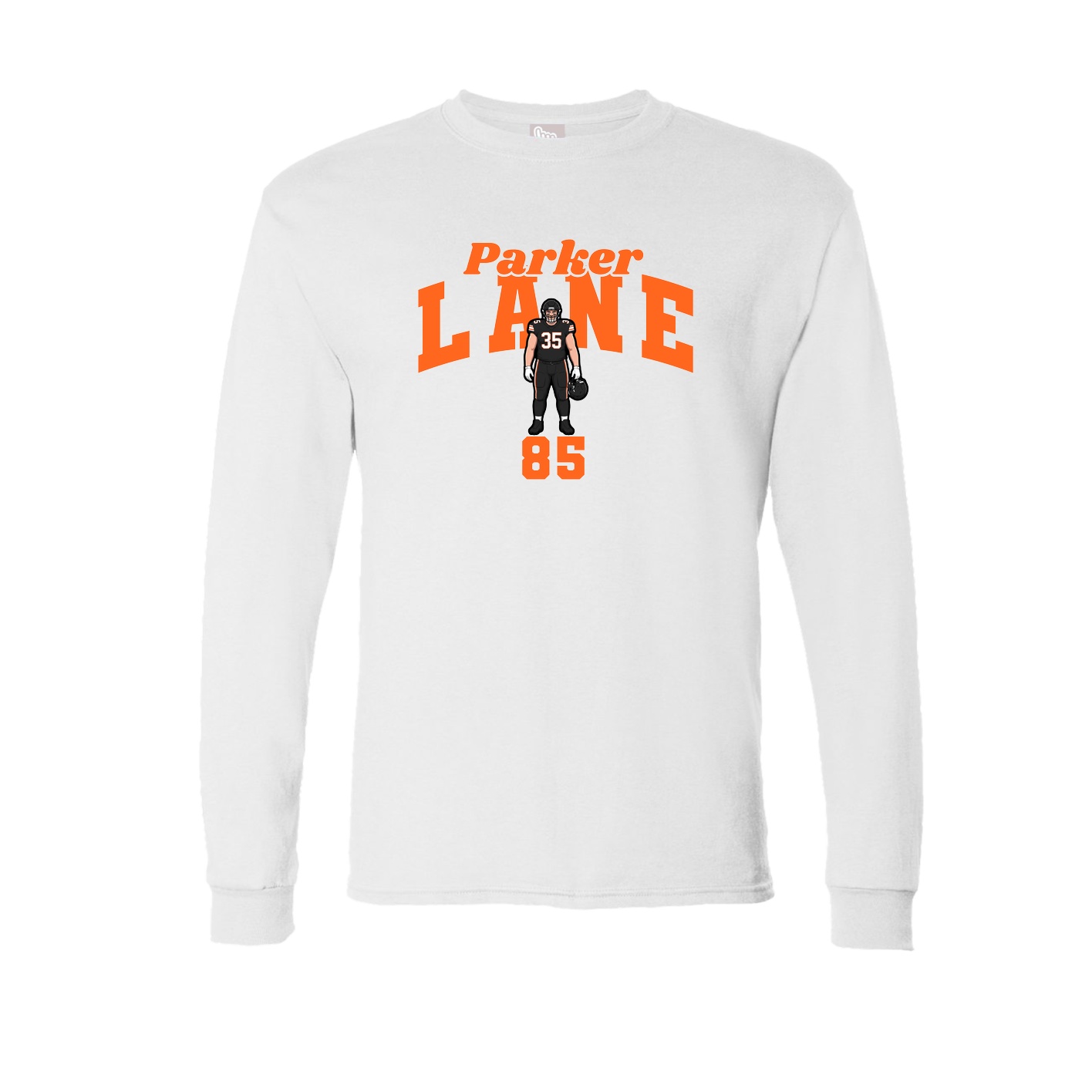 Long Sleeve Tee — Signature Arch in White