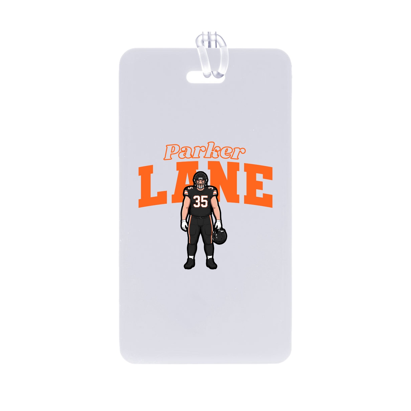 Bag Tag — Name Arch in Classic