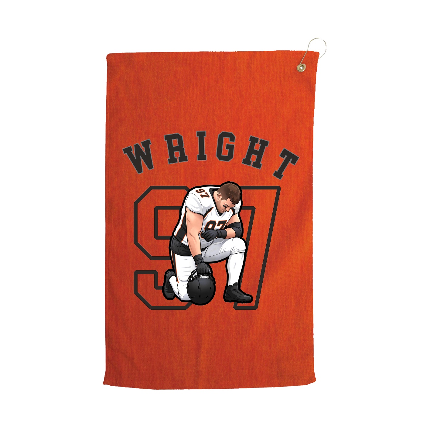 Golf Towel — Shirsey Arch in Orange
