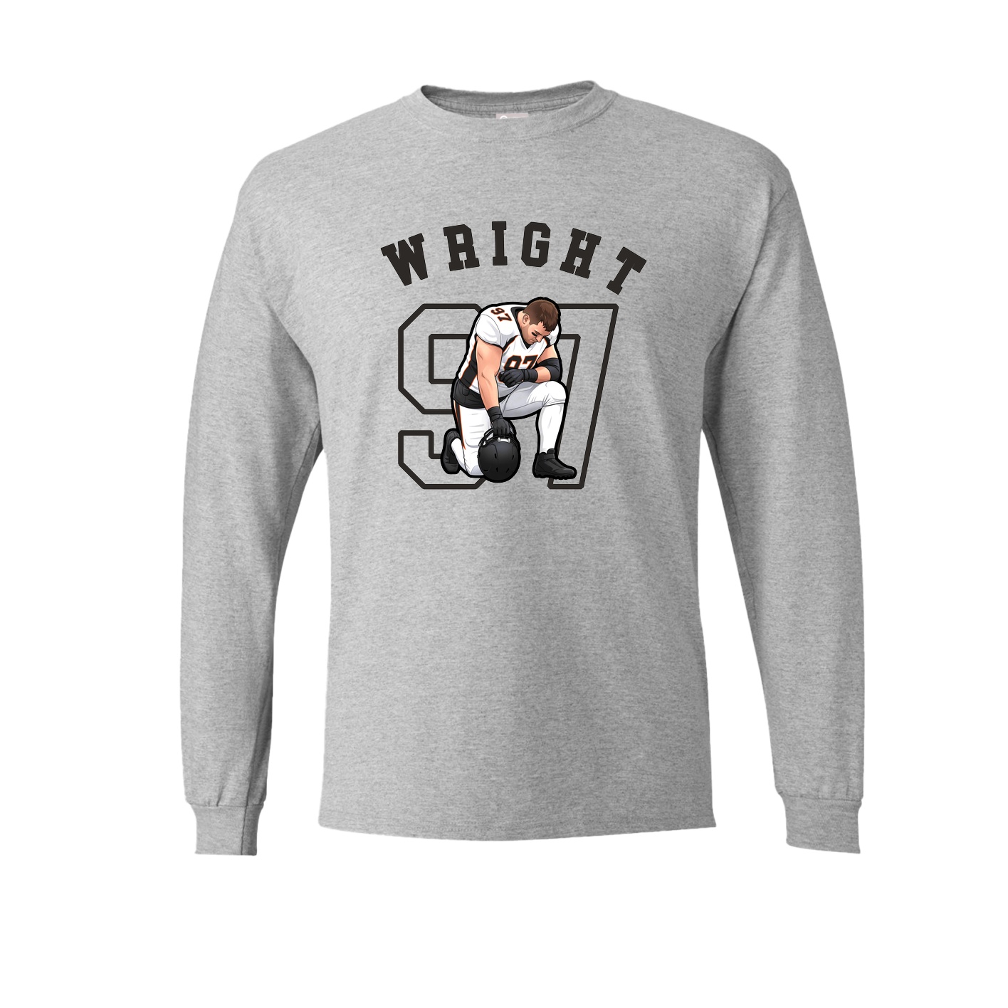 Long Sleeve Tee — Shirsey Arch in Grey