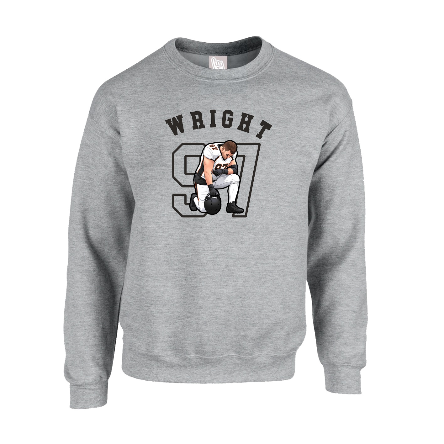 Fleece Crew — Shirsey Arch in Grey